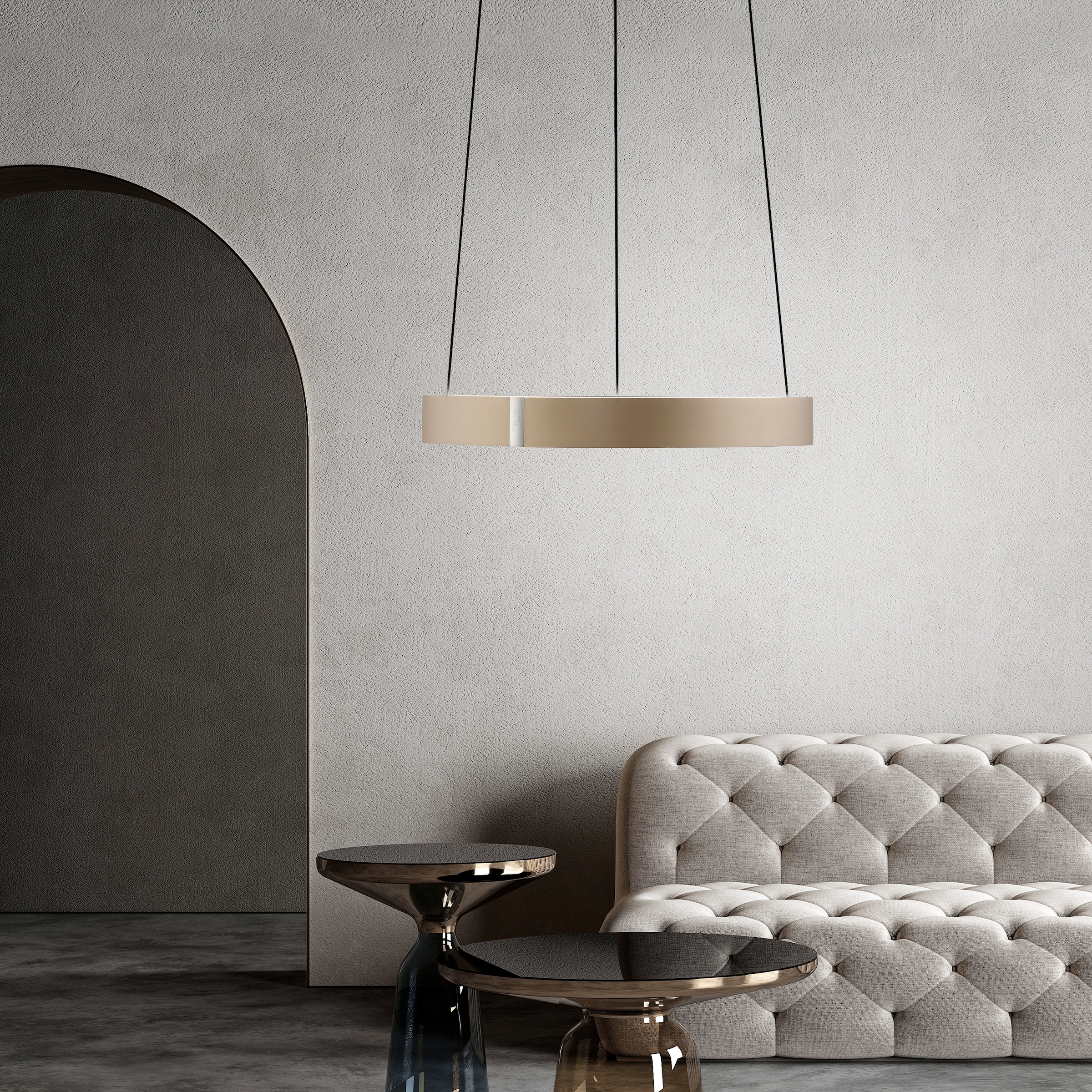 Neuhaus PURE LED Pendelleuchte »PURE E-Clipse« LED-Board 1 Stk. warmweiß - kaltweiß e-LIFT®-Funktion, CCT, dimmbar über Fernbedíenung