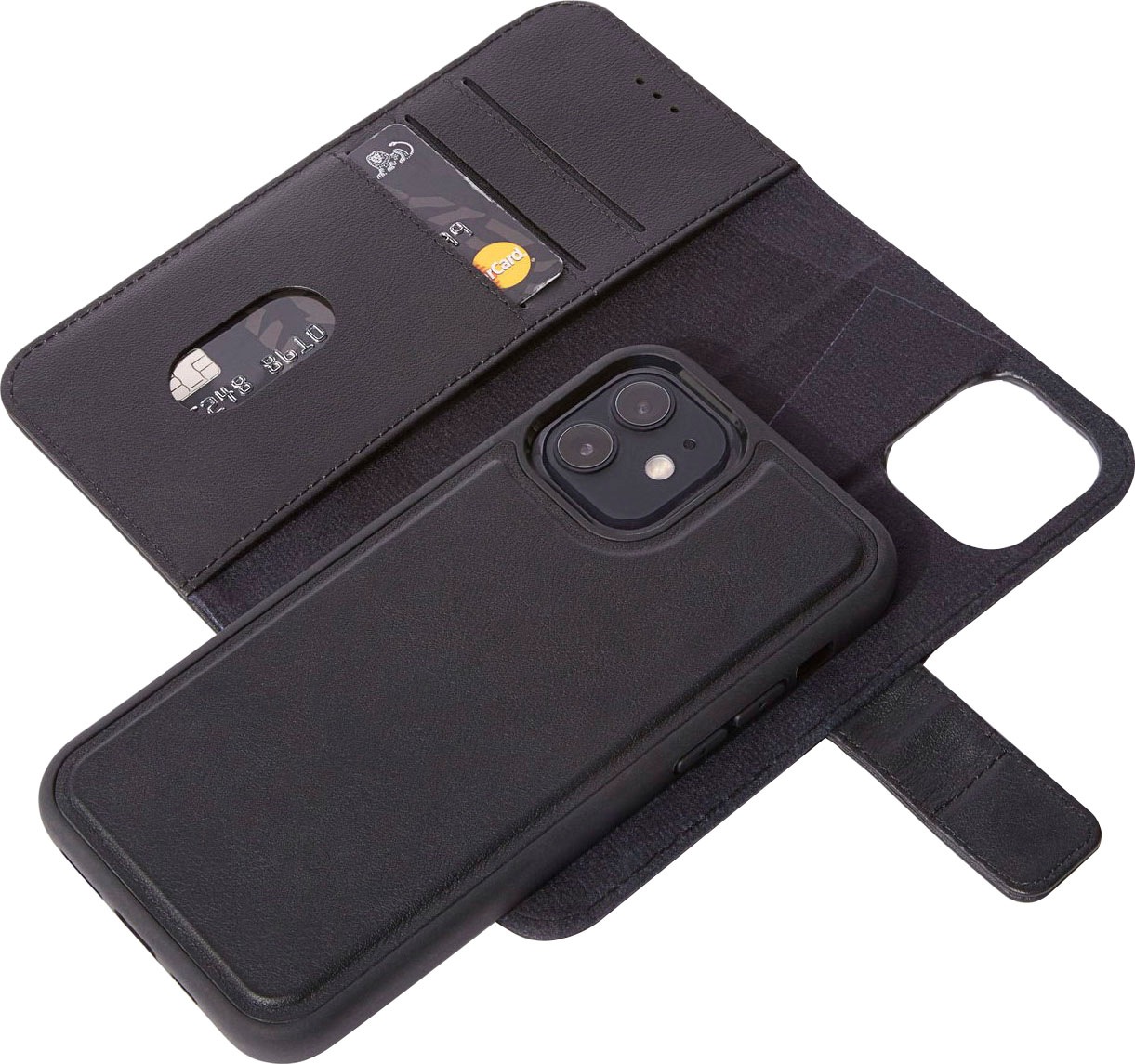 DECODED Handyhülle »Leather Detachable Wallet Magsafe iPhone 12/12Pro«, iPhone 12-iPhone 12 Pro, 15,4 cm (6,1 Zoll)