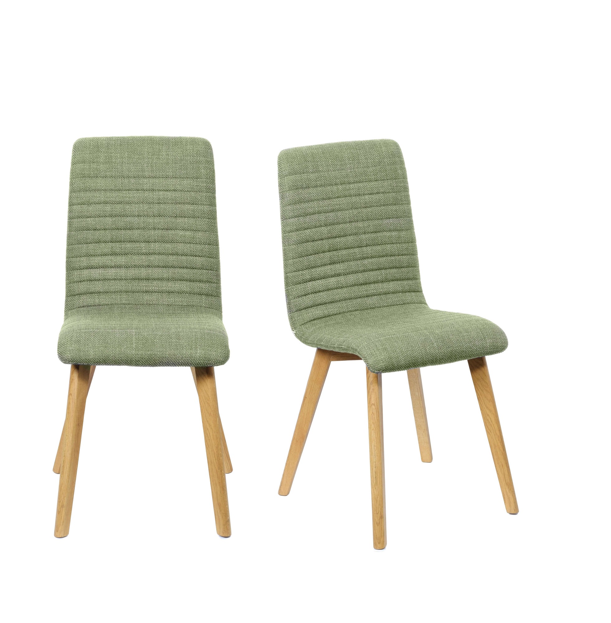 HOME AFFAIRE 4-Fußstuhl »Arosa Esszimmerstuhl, Polsterstuhl, Küchenstuhl, Speisestuhl, Essstuhl« (Set) 2 Stk.2er-Set, Beine aus Massivholz Eiche...