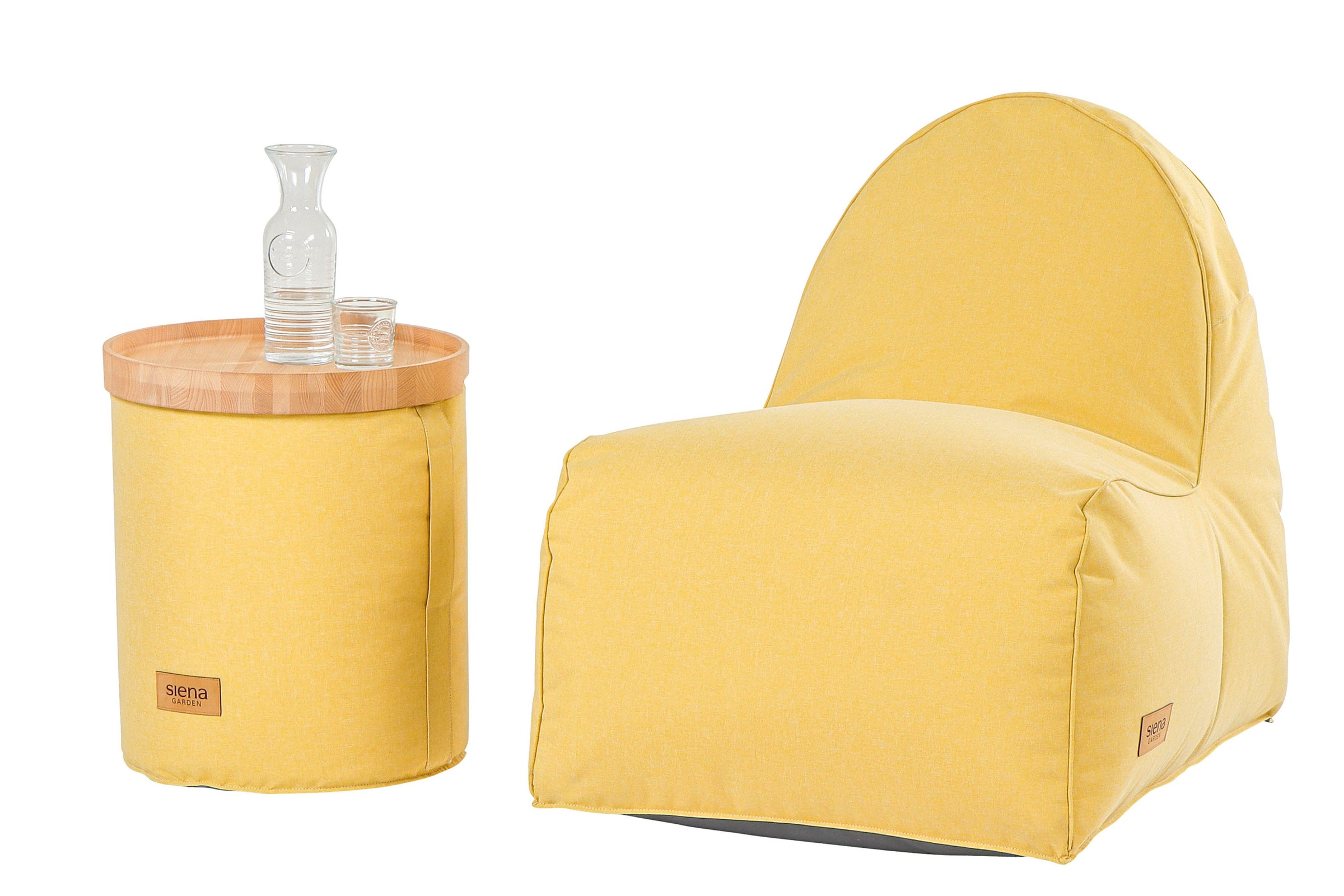 Siena Garden Sitzsack »FLOW.U Round Ø45cmxH50cm«, Ø/H: 45/50 cm
