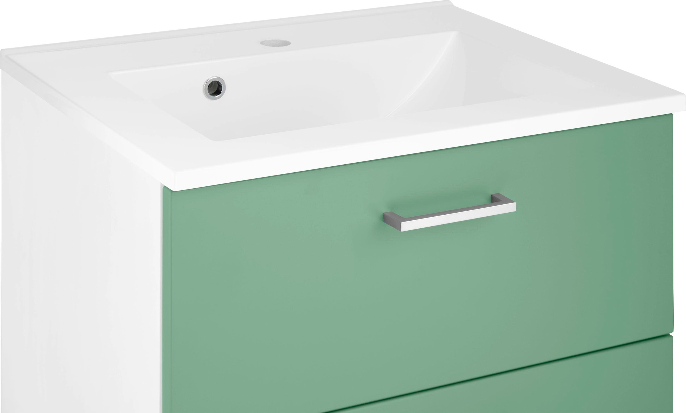 welltime Waschbeckenunterschrank »Ribera«, Badmöbel, Waschtisch inkl. Waschbecken, Breite 60 cm
