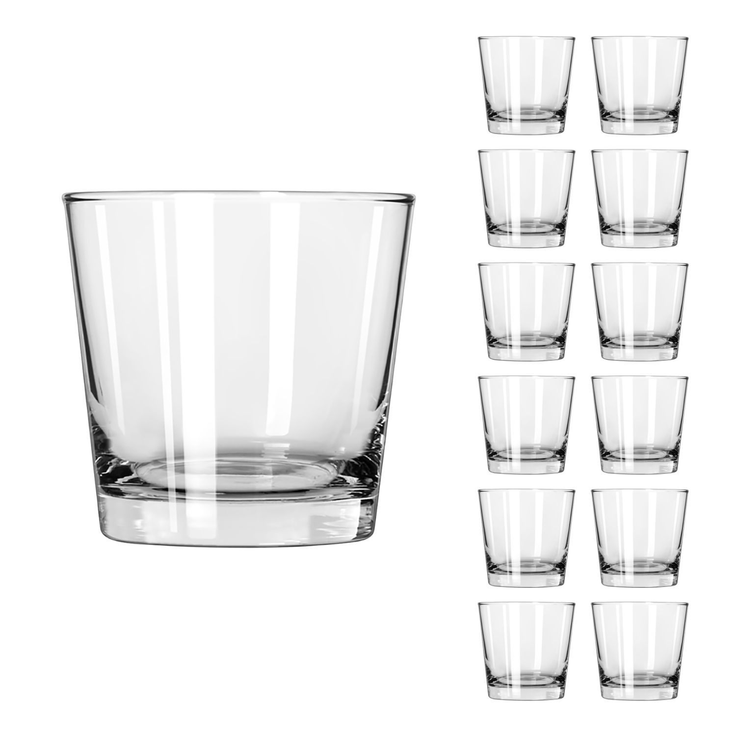 LIBBEY Glas »D.O.F. HEAVY BASE« 12er Set, H: 8, Ø: 8,5, 260 ml