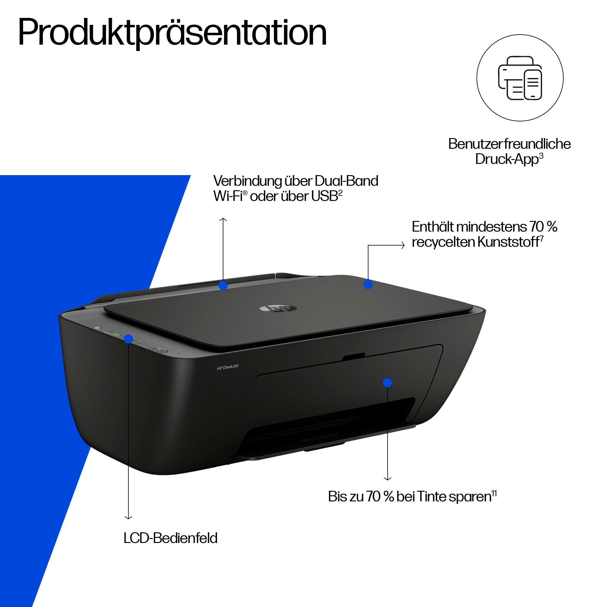 HP Multifunktionsdrucker »DeskJet 2920« 3 Monate gratis drucken mit HP Instant Ink