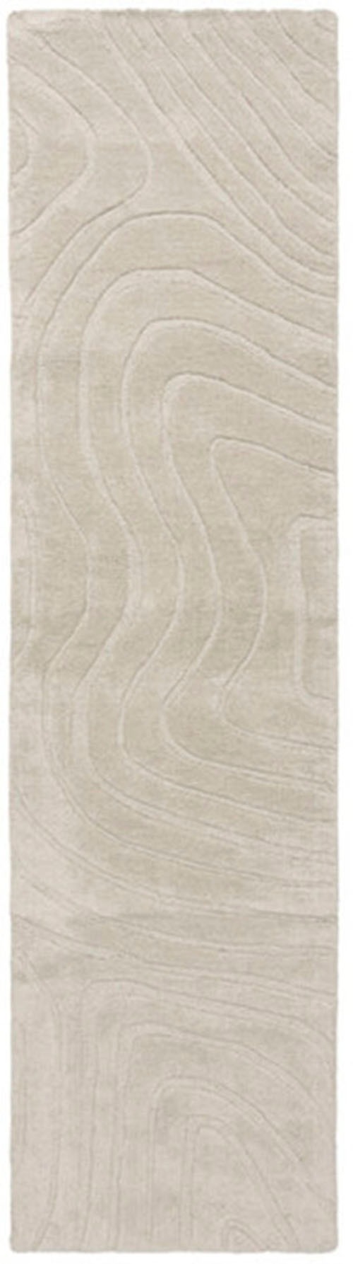 FLAIR RUGS Wollteppich »Mesmerise, abstrakt«, rechteckig, 14 mm Höhe, Wollteppich mit Hoch-Tief Effekt
