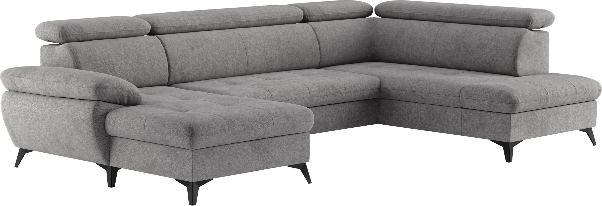 COTTA Wohnlandschaft »Hudson U-Form«, mit Kopfteilverstellung, wahlweise mit Bettfunktion & Bettkasten