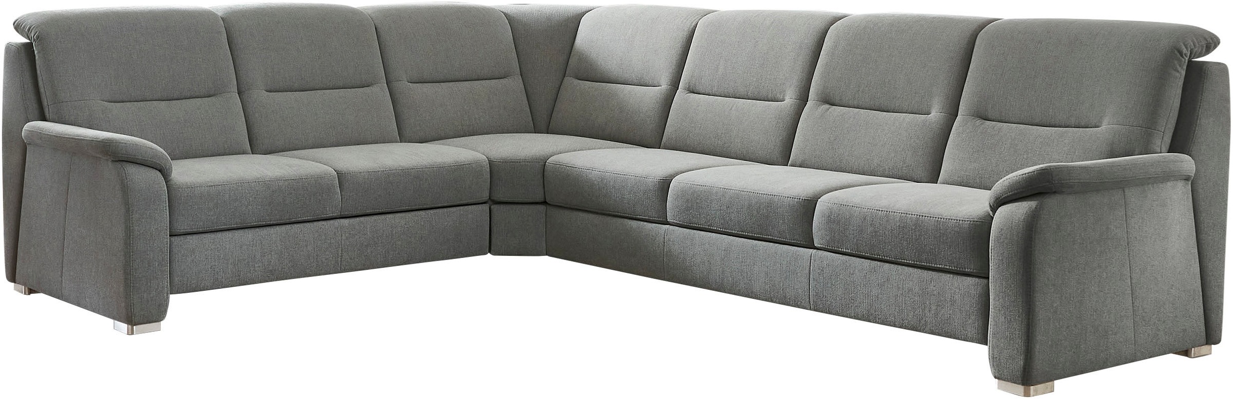 Die PlanBar Ecksofa »PP-HS10002« wahlweise mit Kopfteilverstellung, Bettfunktion und Stauraum