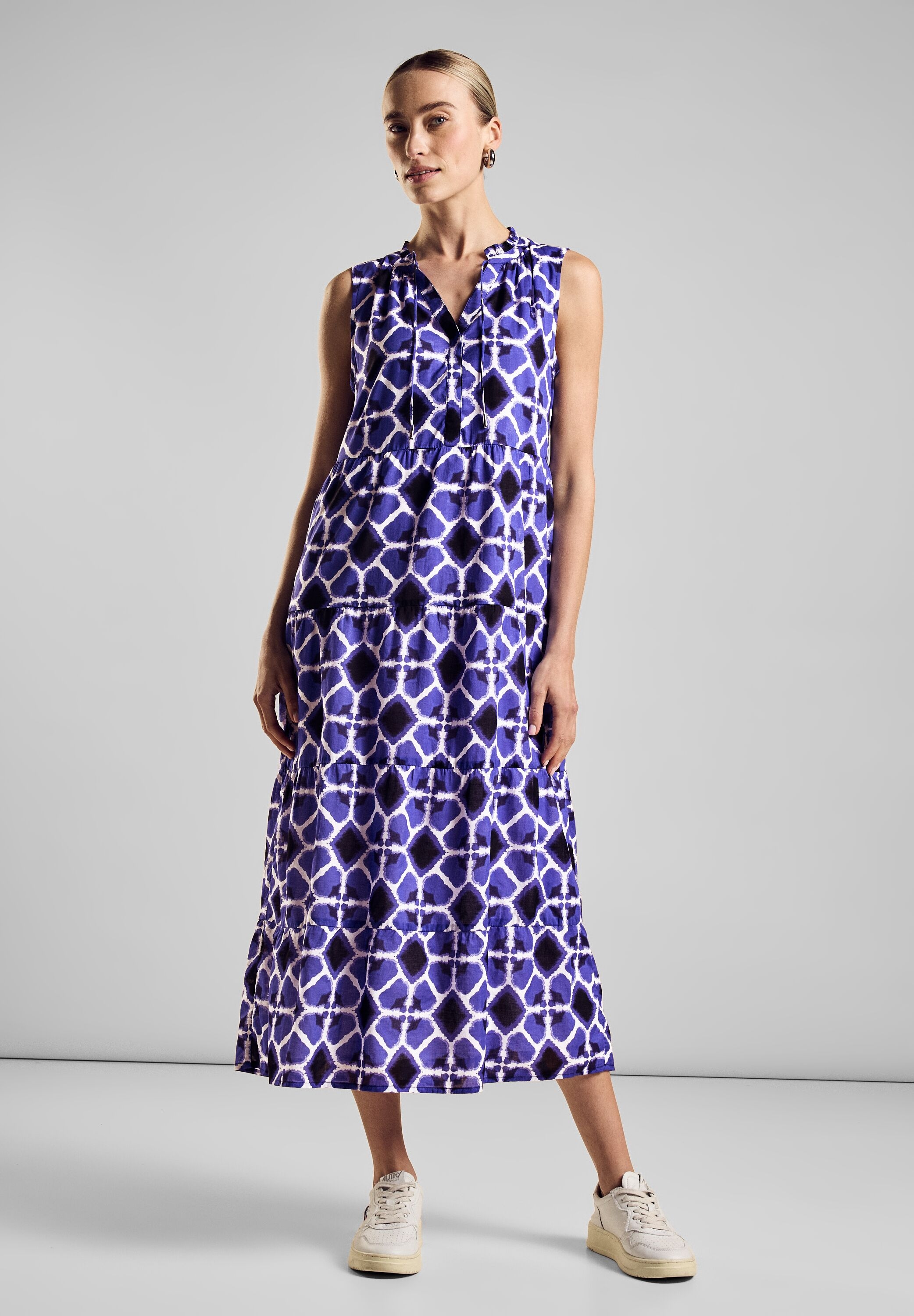 STREET ONE Maxikleid, mit All-Over Print