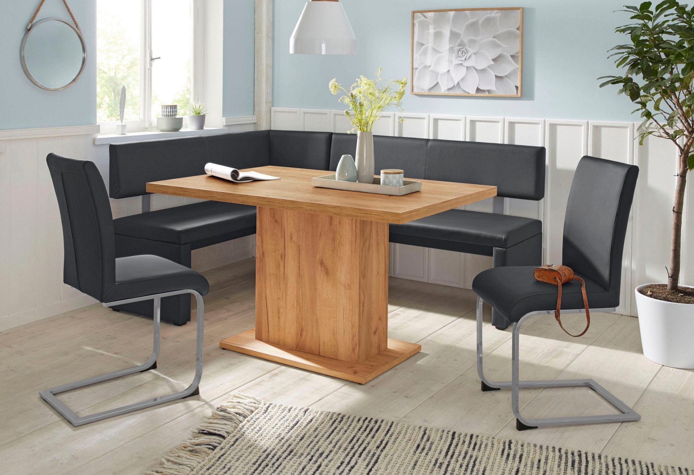 Home affaire Eckbank "Charissa" in 3 Größen, verschiedene Qualitäten günstig online kaufen