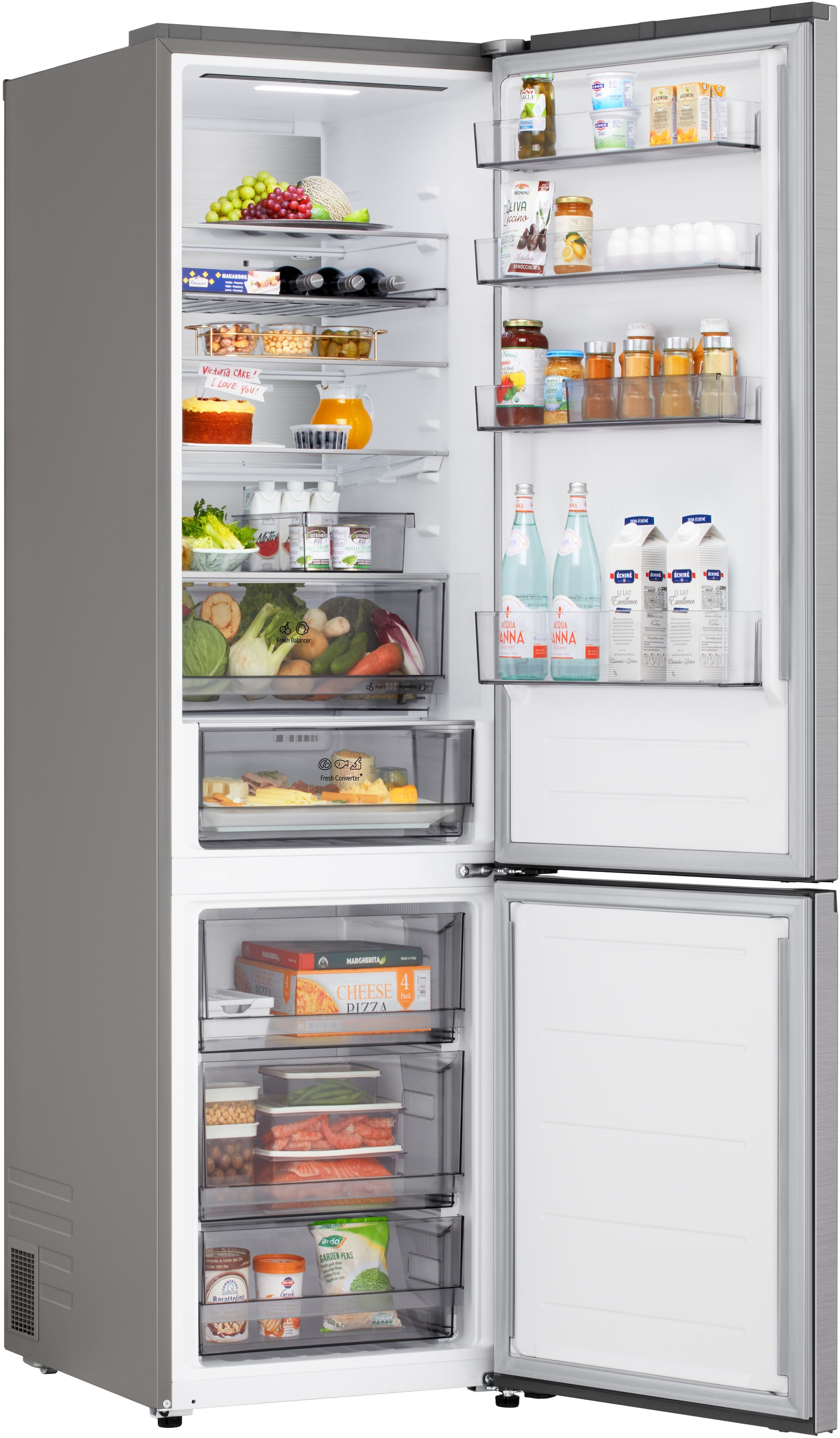 LG Kühl-/Gefrierkombination Serie 5 »GBBS525CPY« 203 cm hoch 59,7 cm breit Total No Frost, ThinQ mit AI Fresh & Saving Mode