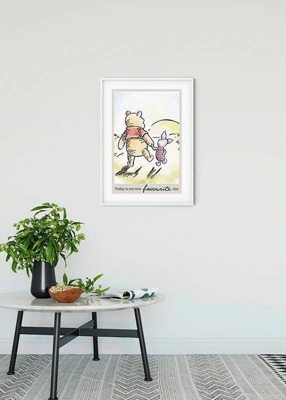 Komar Bild »Winnie the Pooh Today«, Disney, (1 St.), Wandbild zur Dekoration im Kinderzimmer - ohne Rahmen