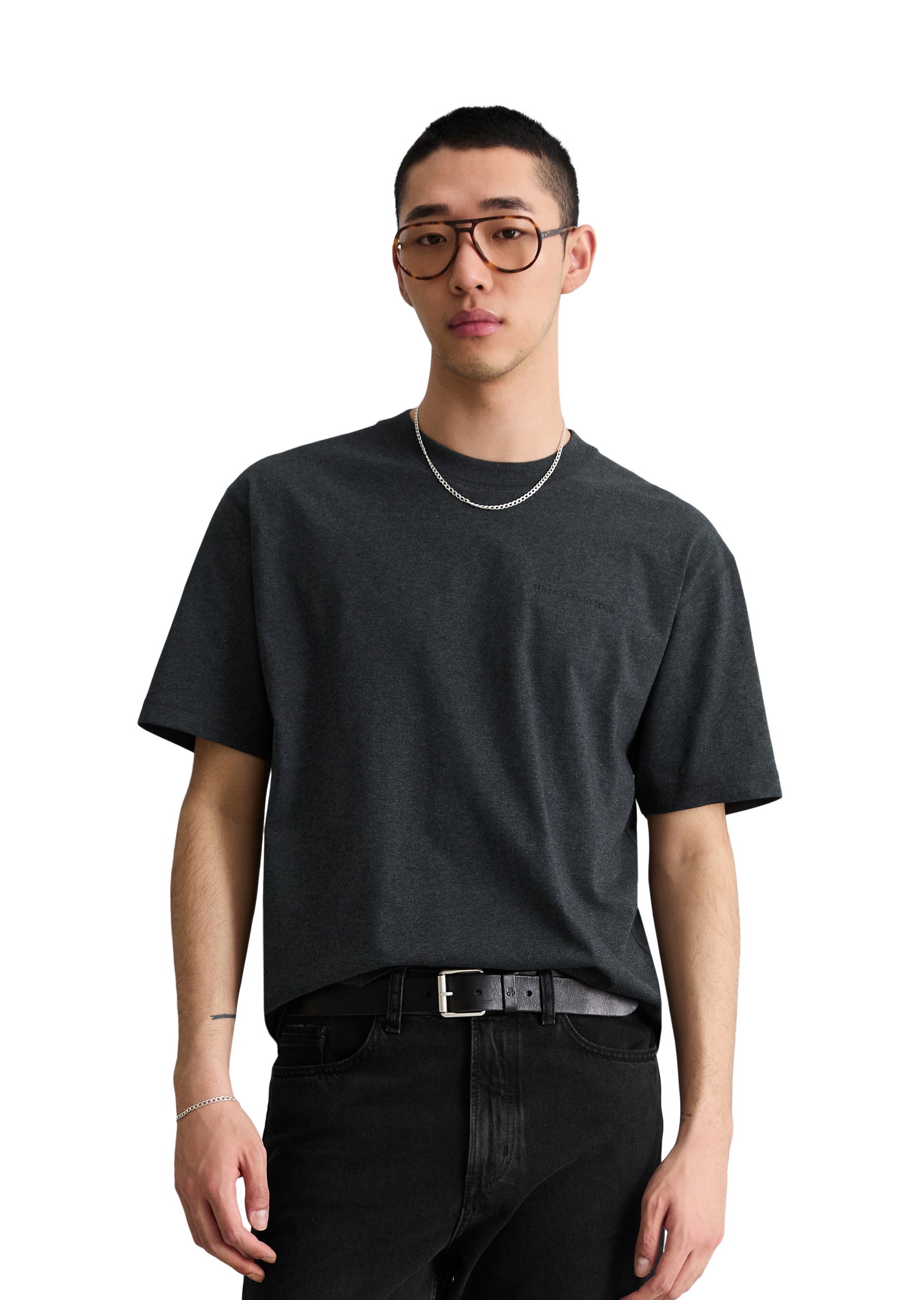 Marc O'Polo DENIM T-Shirt relaxed aus softer Bio-Baumwolle