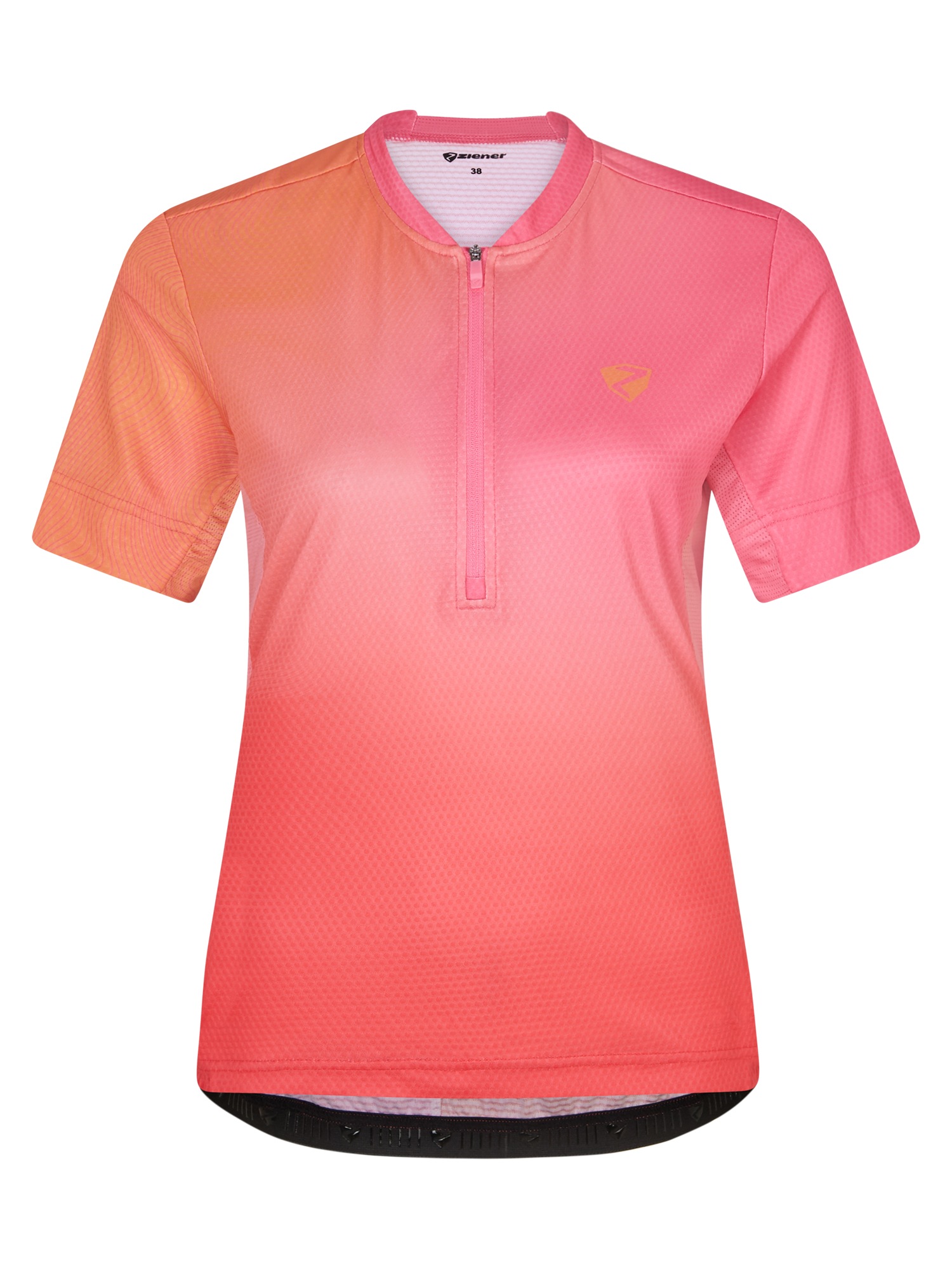 ZIENER Radtrikot »NALADIA« cayenne 34 34 funktionelles Damen Fahrradtrikot