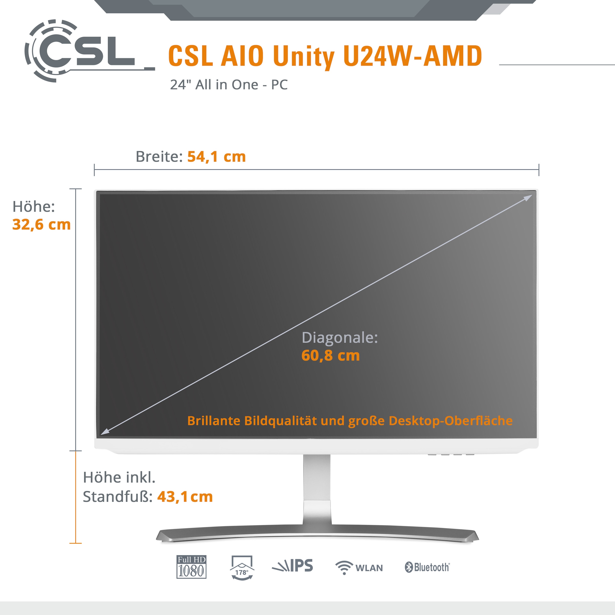 CSL PC »Unity U24-AMD« online bestellen