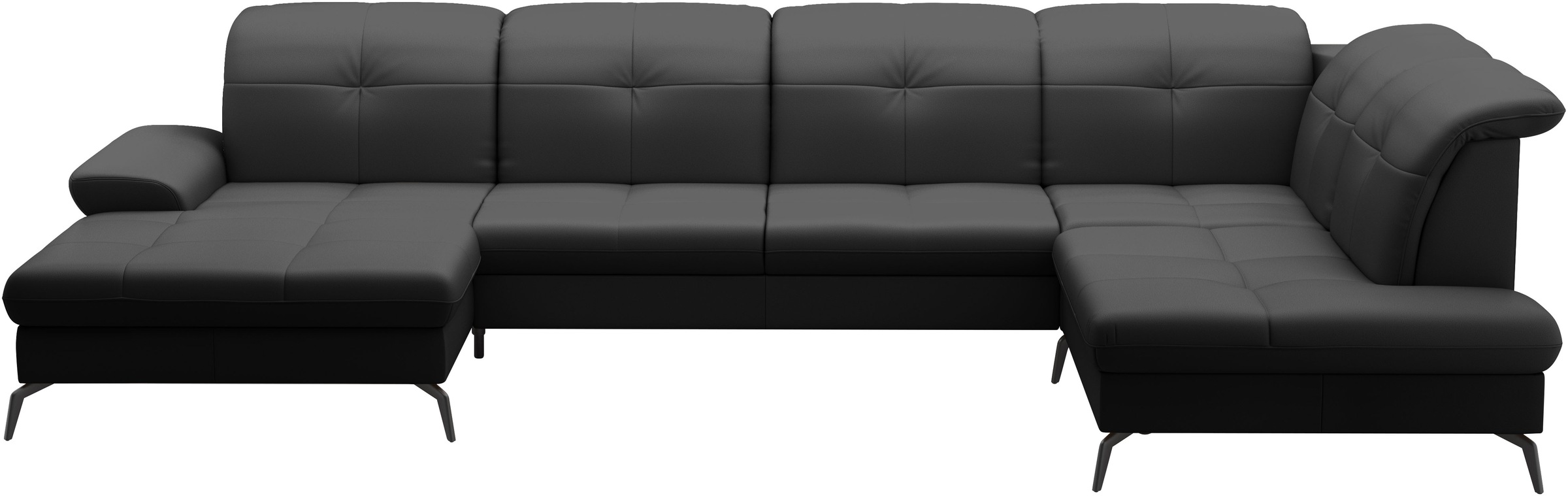 sit&more Wohnlandschaft »Amica, U-Form, inkl. Sitztiefenverstellung und Arm günstig online kaufen