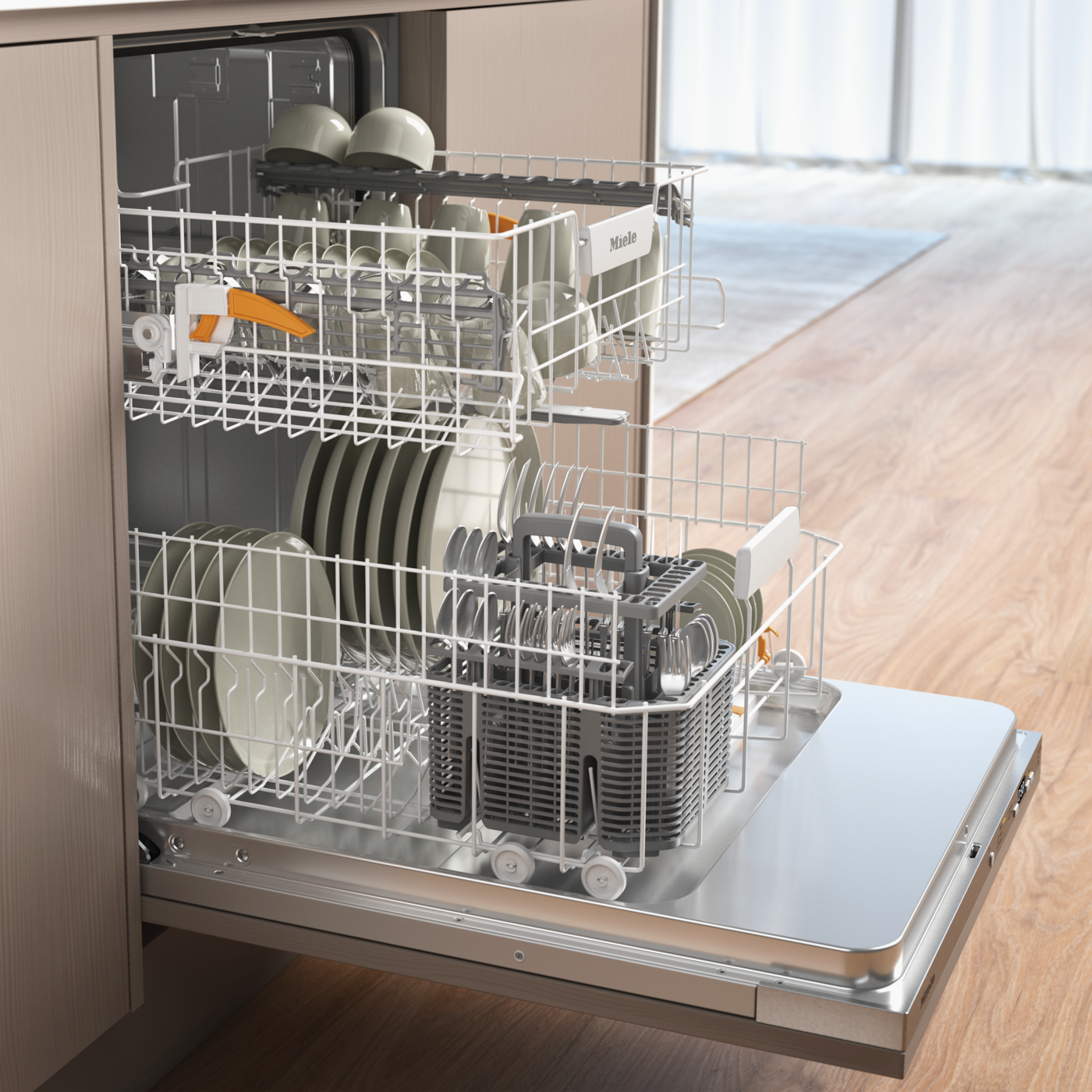 Miele vollintegrierbarer Geschirrspüler XXL »G 5856 Vi XXL Active Plus«, 13 Maßgedecke