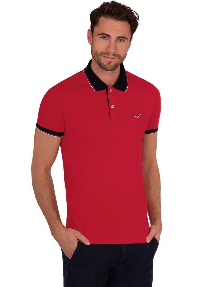 Trigema Poloshirt »TRIGEMA Slim Fit Polohemd«, (1 tlg.)