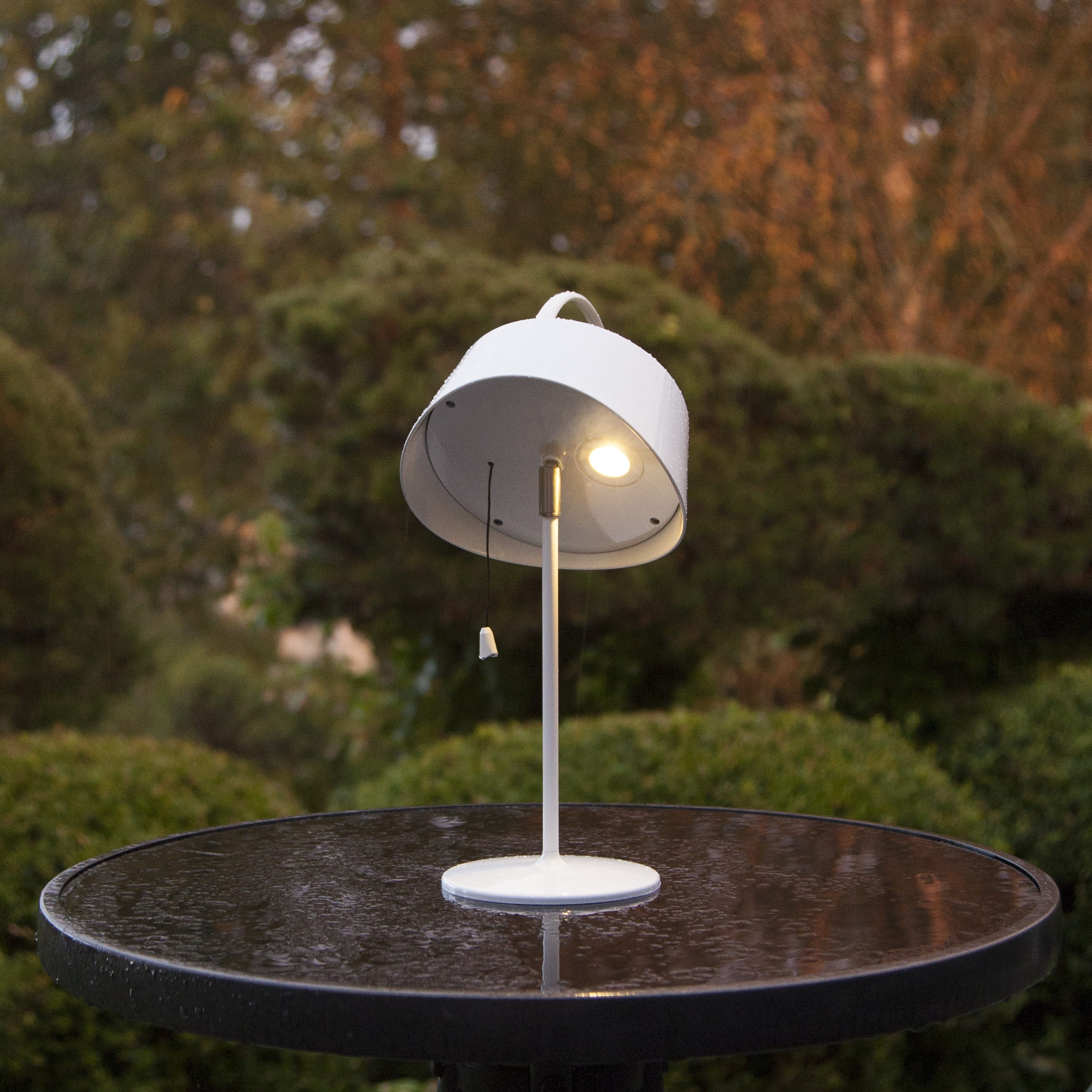 Parforce Traditional Hunting LED Solarleuchte »Solarlampe Cervia« LED-Board 1 Stk. Warmweiß Solar-Tischlampe, Lampenschirm verstellbar, Dämmerungssensor