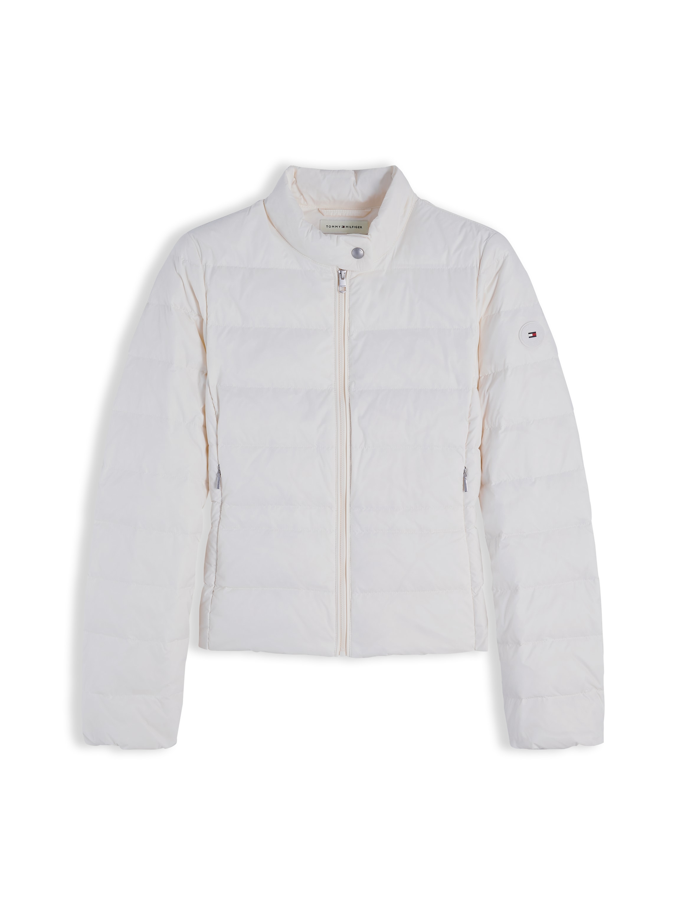 Tommy Hilfiger Daunenjacke »LW DOWN PACKABLE JACKET« ohne Kapuze aus pflegeleichter Kunstfaser, leichte Steppqualität