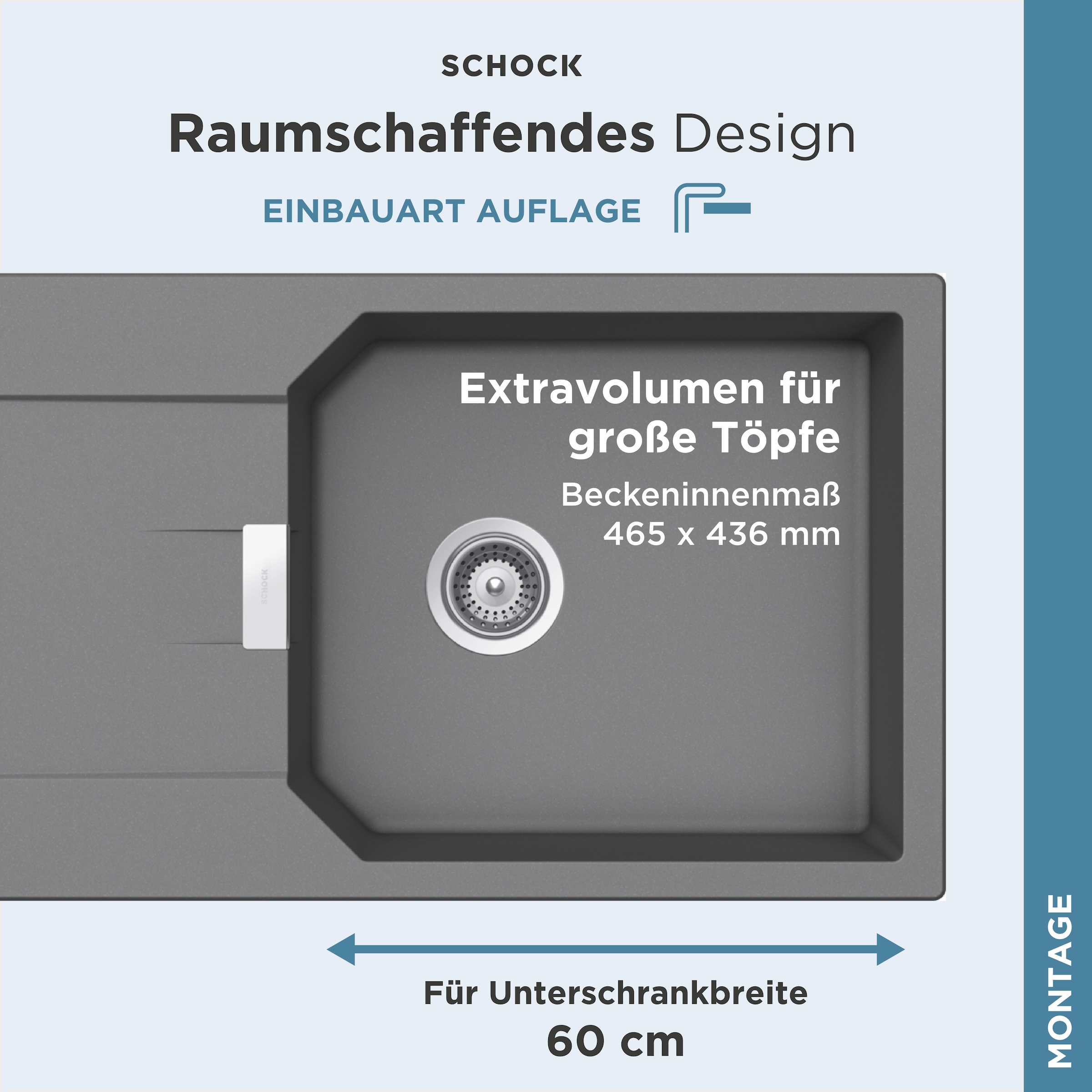 Schock Granitspüle »Manhattan D-100L«