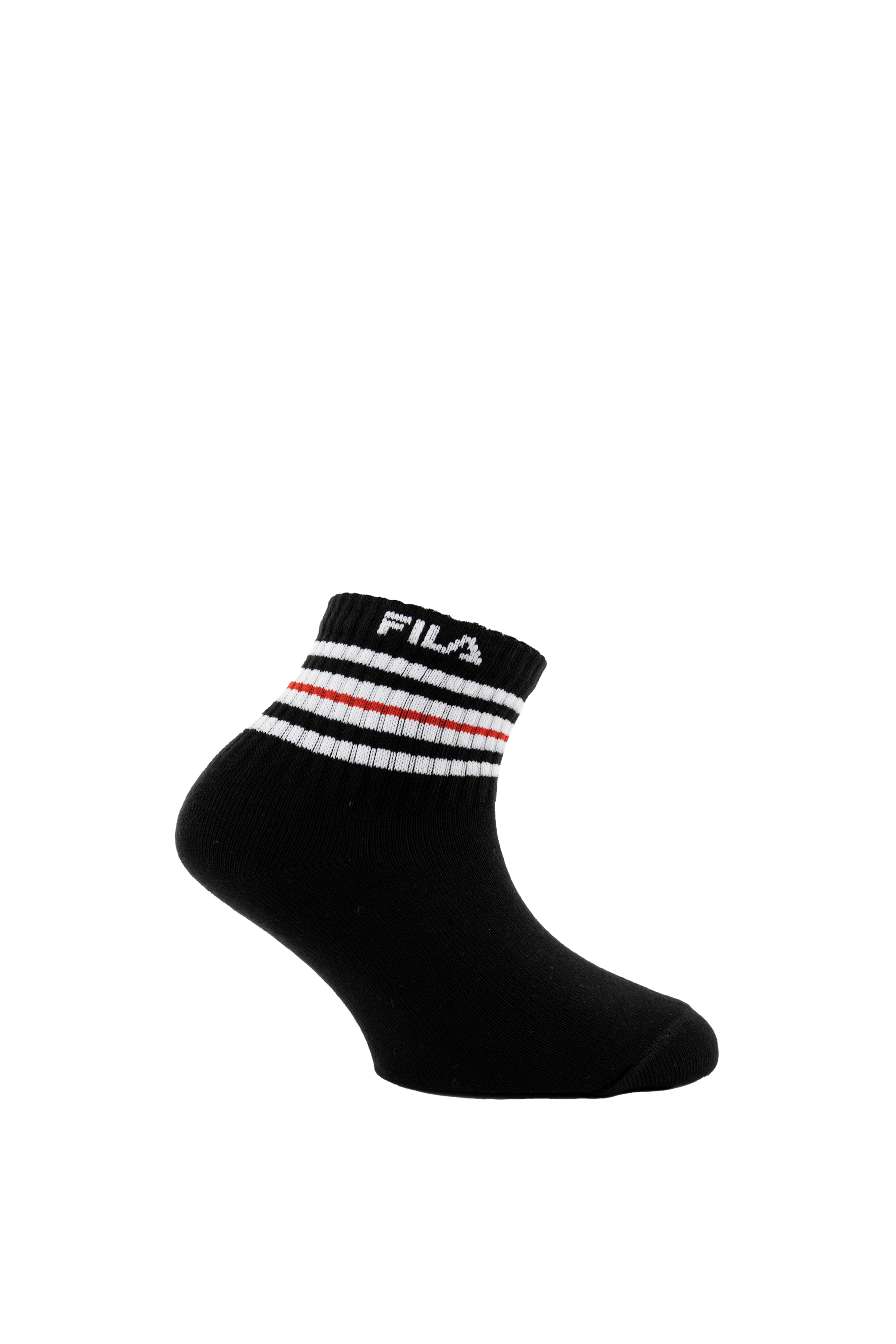 Fila Kurzsocken 6 Paar,  Cotton-Mix, mit Rippenbündchen