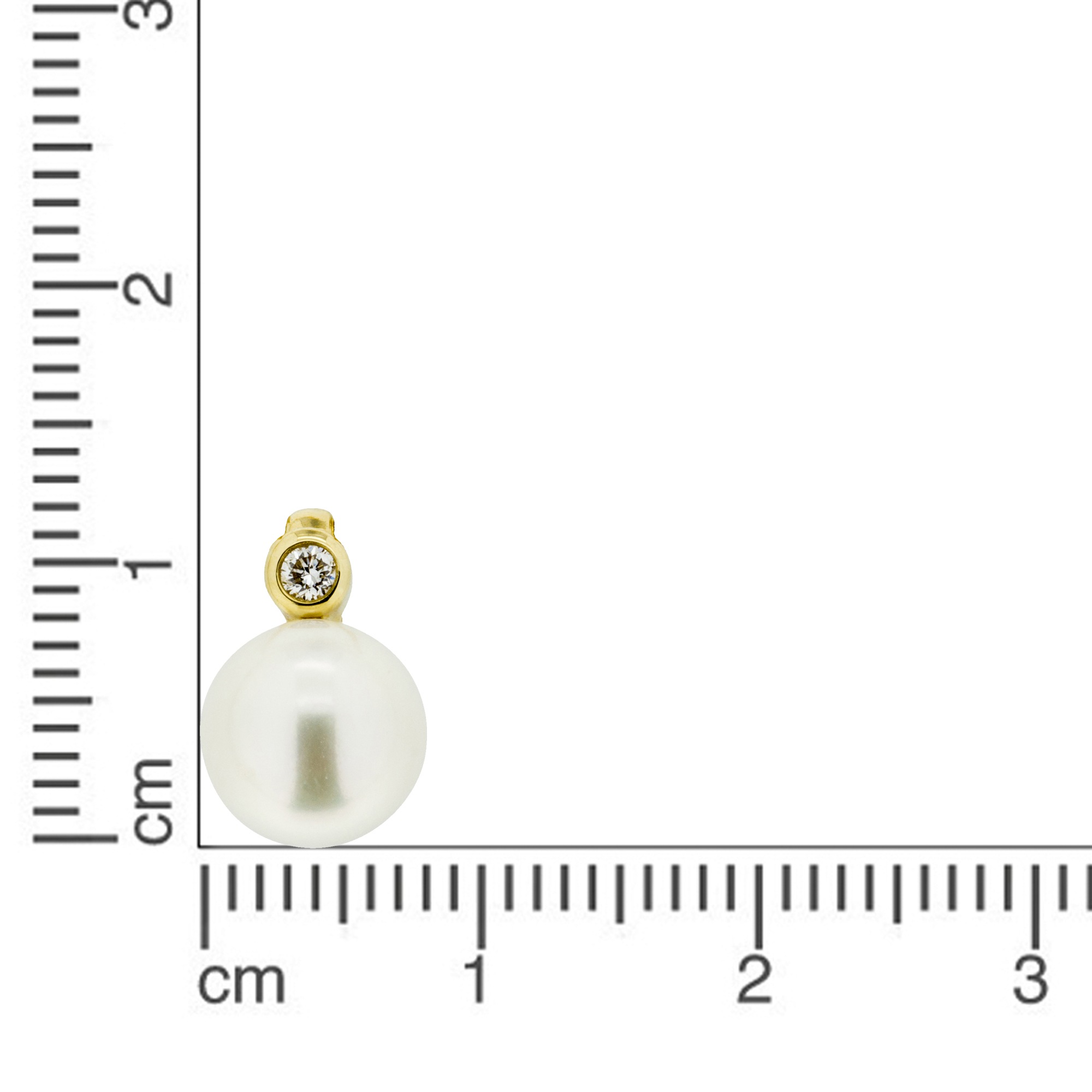 Orolino Kettenanhänger »585 Gold mit Brillant 0,03ct. + Perle 7-7,5mm« ()
