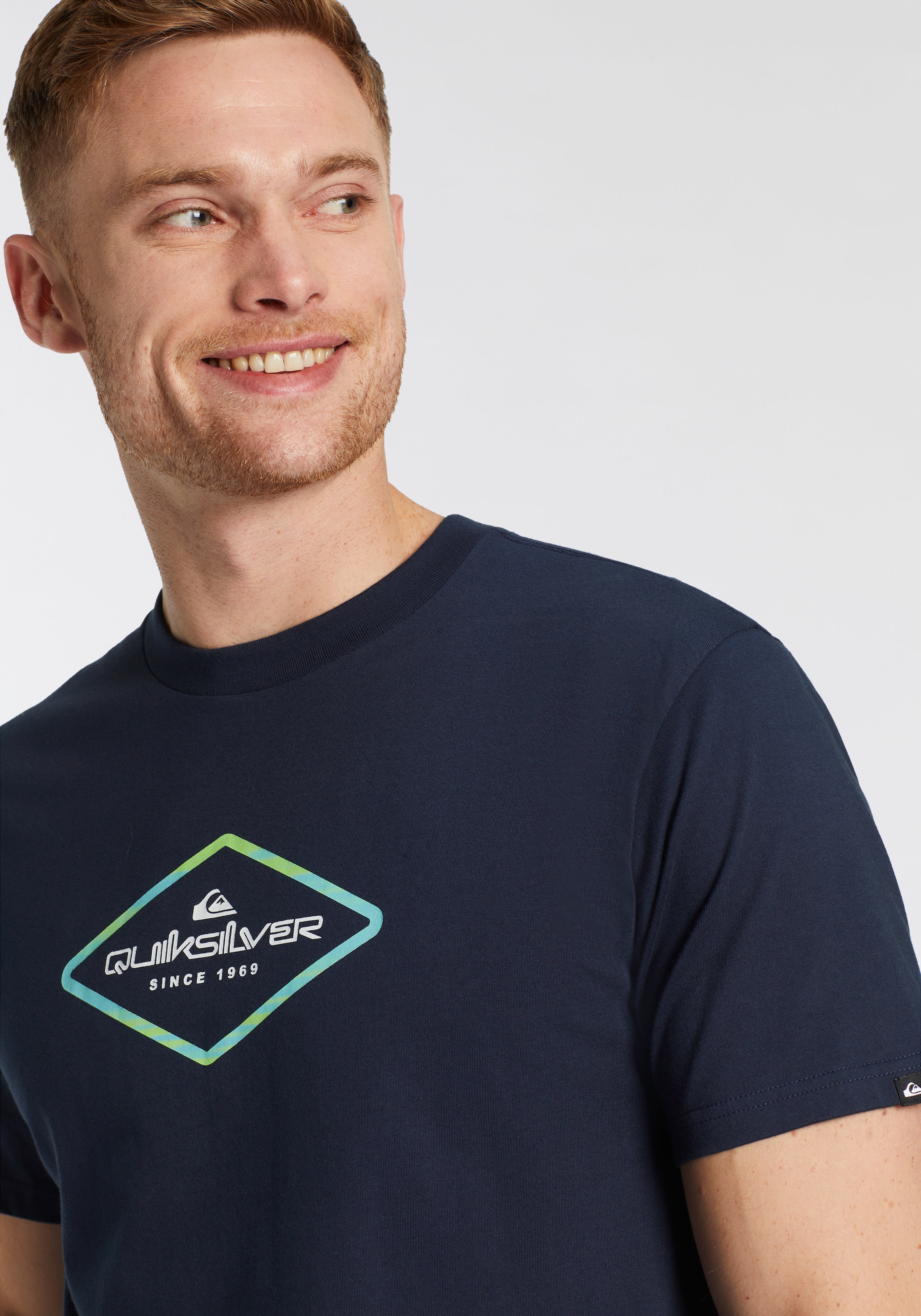Quiksilver T-Shirt »NATUREMAD INSID QUA SHORT SLEEVE PACK YM«, (2 tlg.), Doppelpack T-Shirt mit Print, 2 Stück