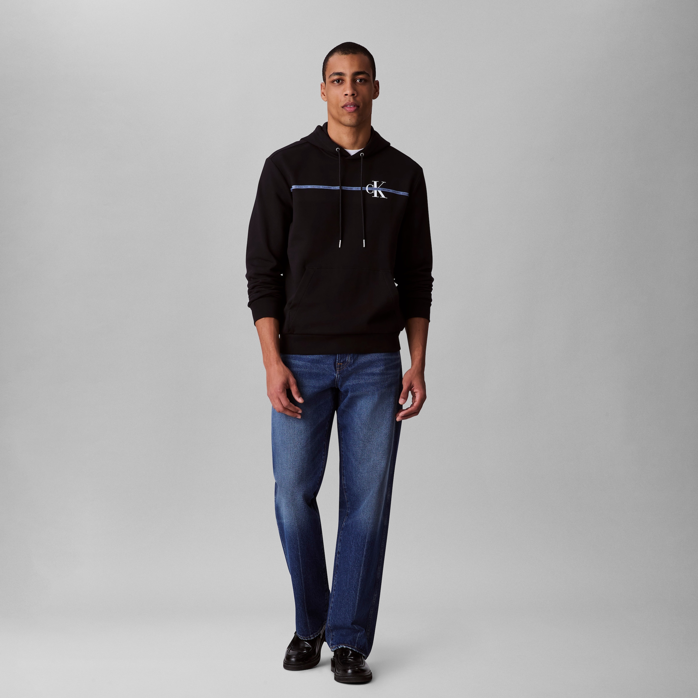 Calvin Klein Kapuzensweatshirt »400GSM TRRY SPRTSWR«, Mit Rundhalsausschnitt