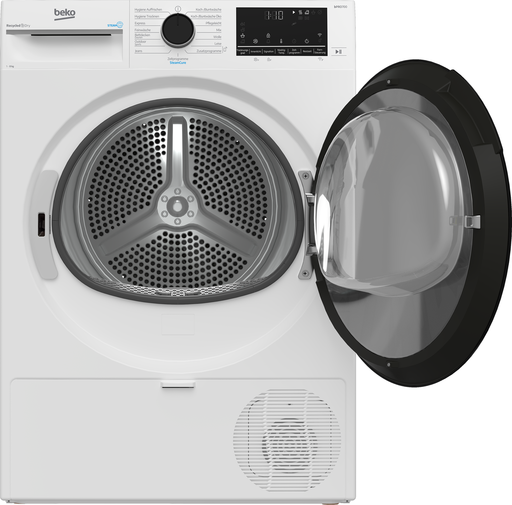 BEKO Kondenstrockner »B7T88209« Die AquaWave Trommel bewegt die Wäsche sanft und effektiv