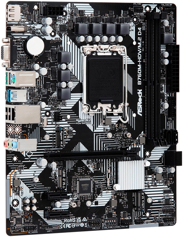 Asrock Mainboard »B760M-HDV/M.2 D4«