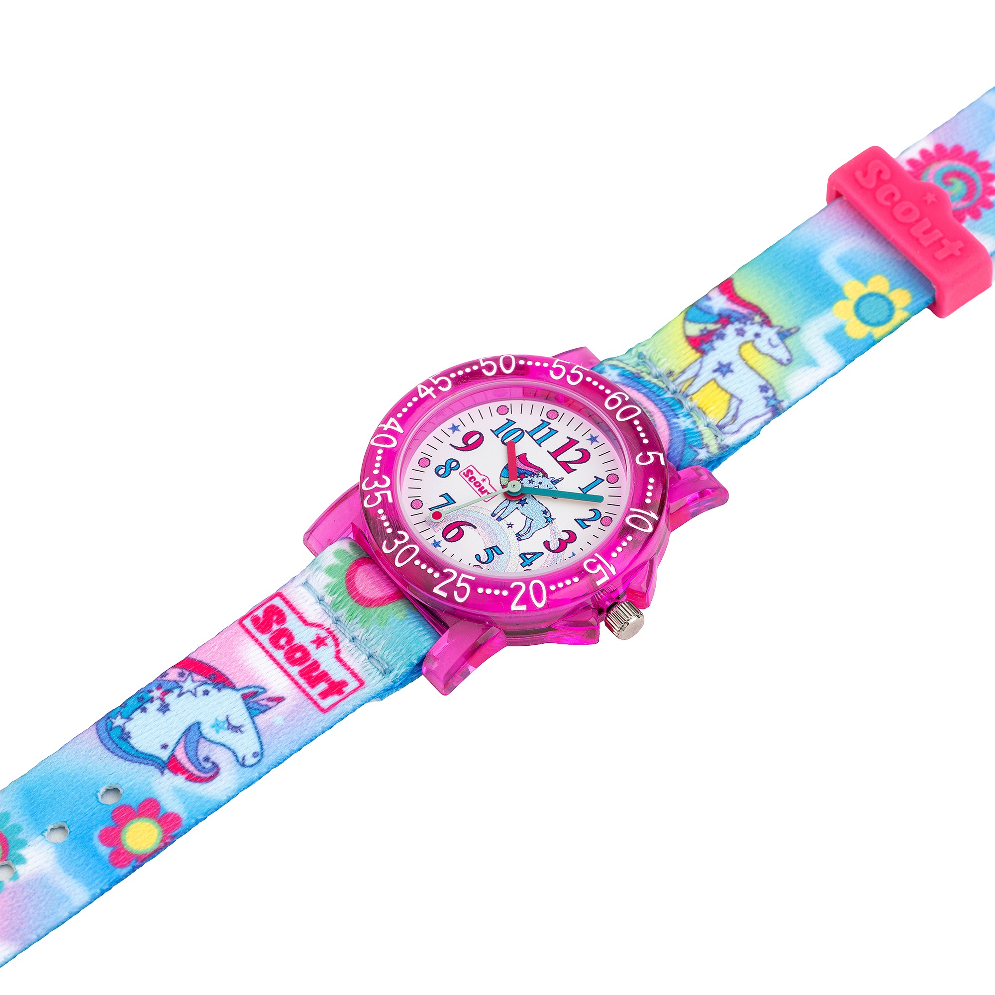 Scout Quarzuhr »The It-Collection« Armbanduhr, Kinderuhr,Lernuhr,Geschenkidee,Schulanfang,Mädchen,Einhorn