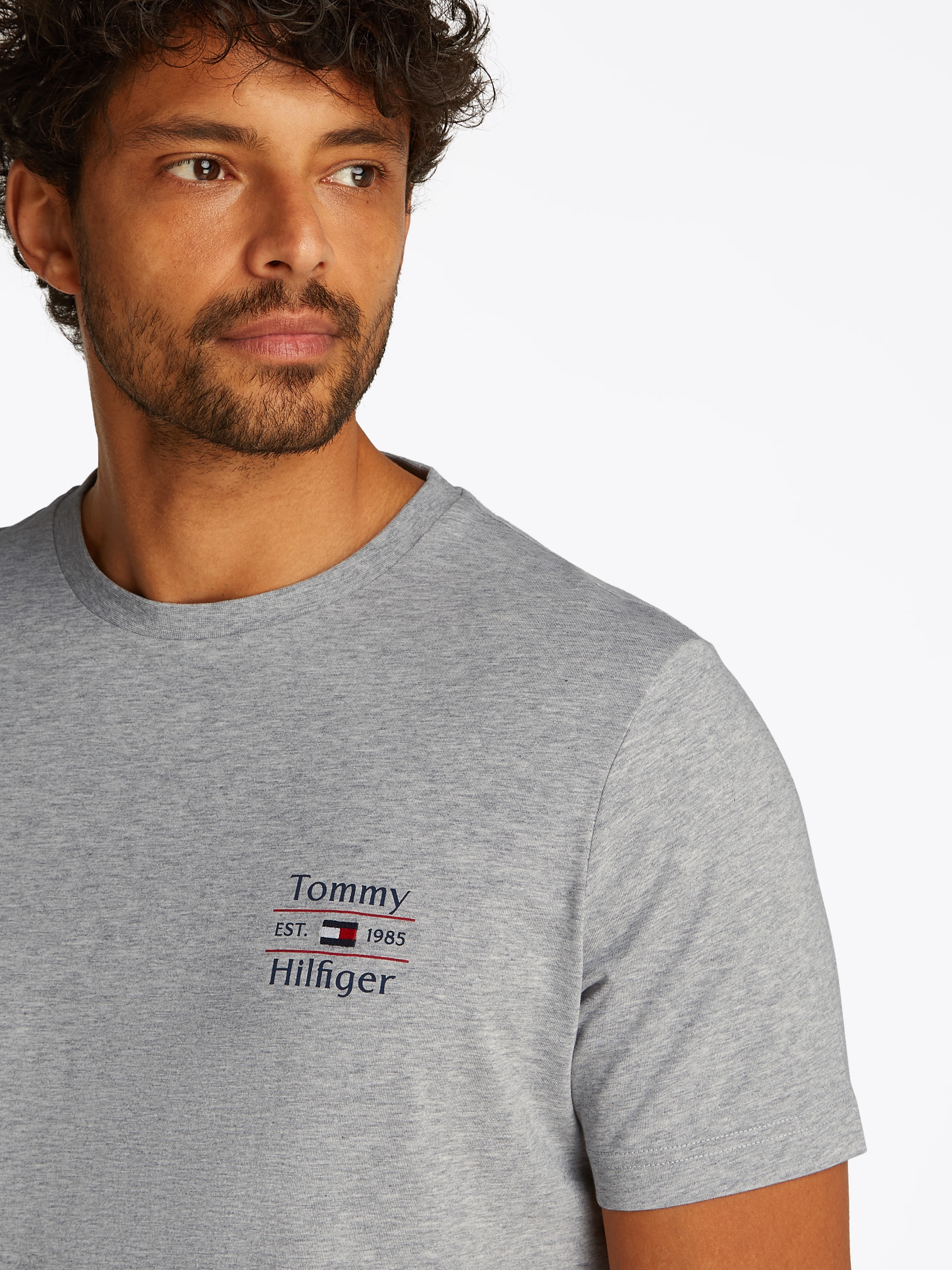 Tommy Hilfiger Rundhalsshirt »HILFIGER STACK TEE«