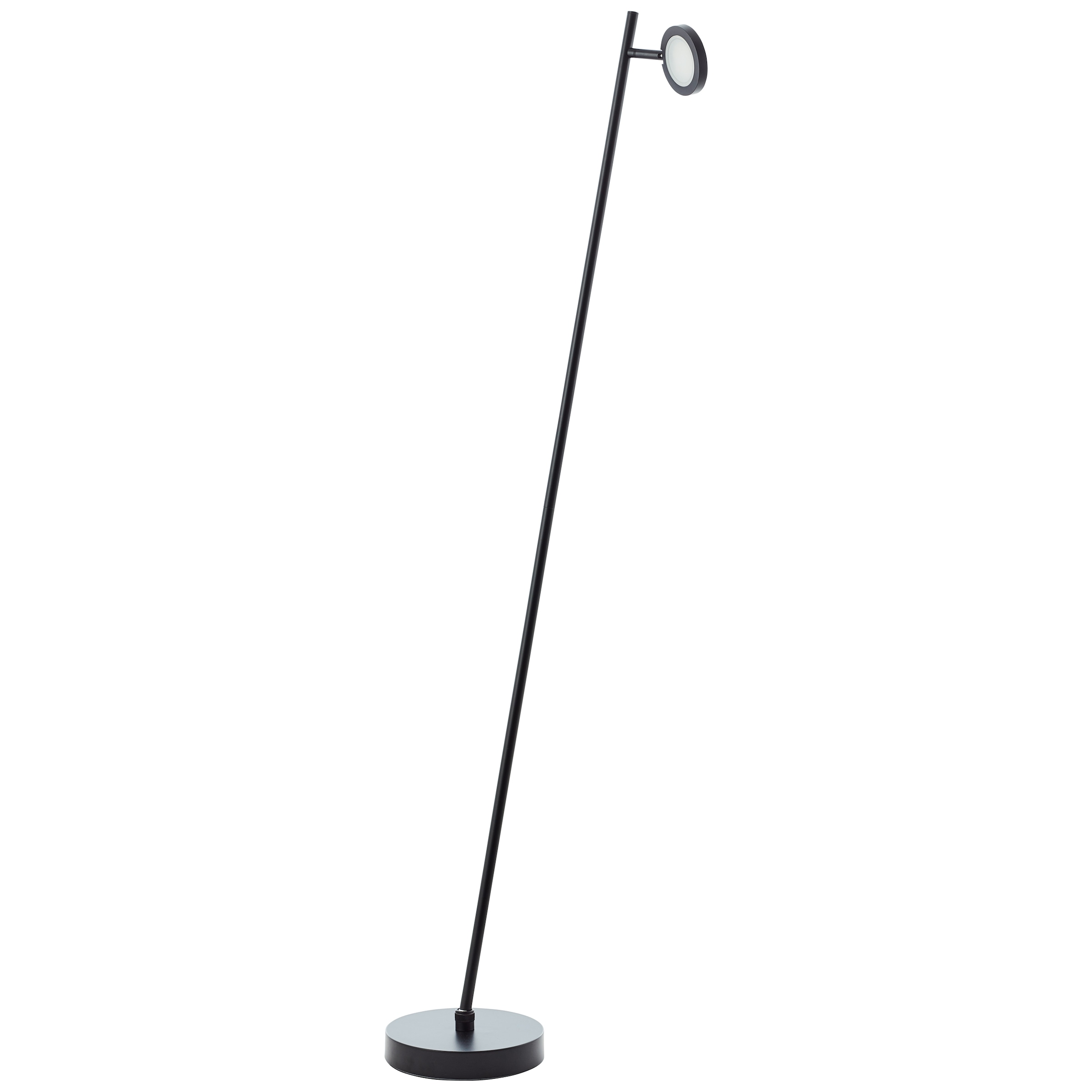 Brilliant LED Stehlampe »Pesso«, 135 x 25 x 20 cm, 600 lm, 3000 K, 3-Stufen dimmbar, schwenkbar, Metall