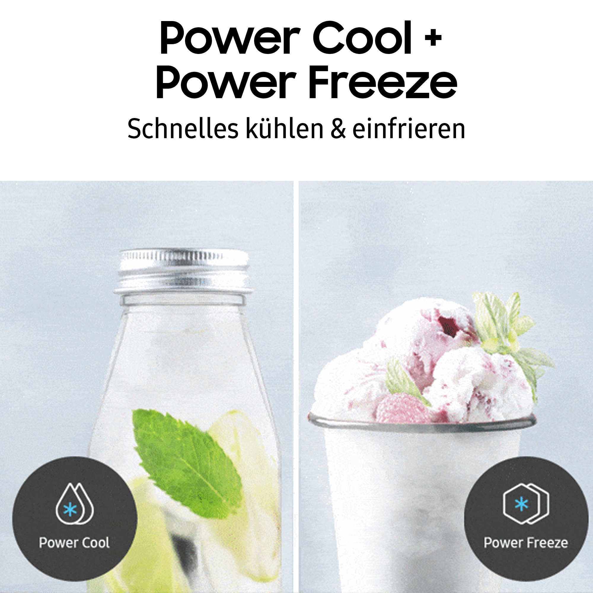 Samsung Kühl-/Gefrierkombination »RL34C652CSA«, No Frost sowie Wifi & AI Energy Mode (SmartThings)