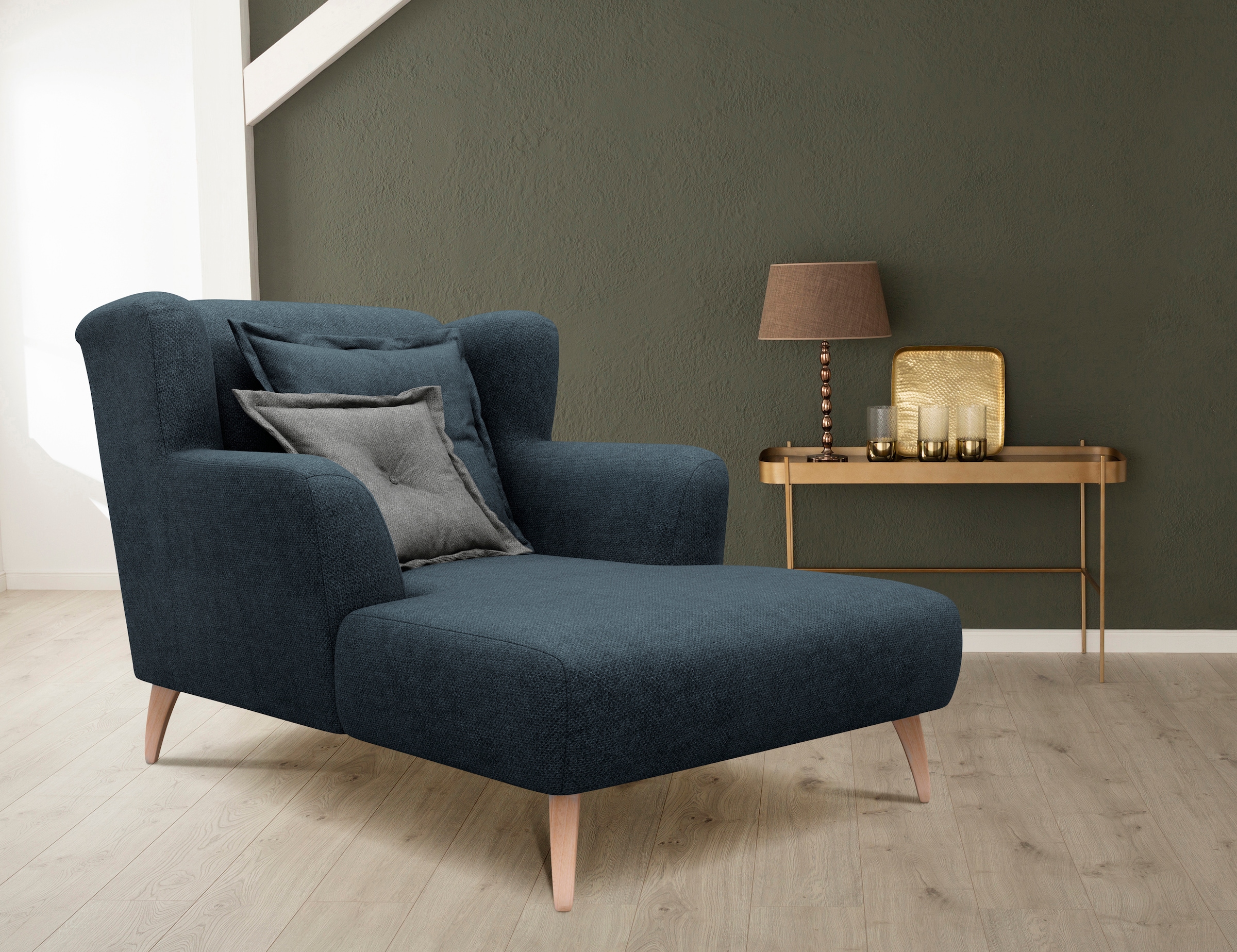 Home affaire Loveseat »Baggio Kuschel Mega Lounge Big Sessel« günstig online kaufen