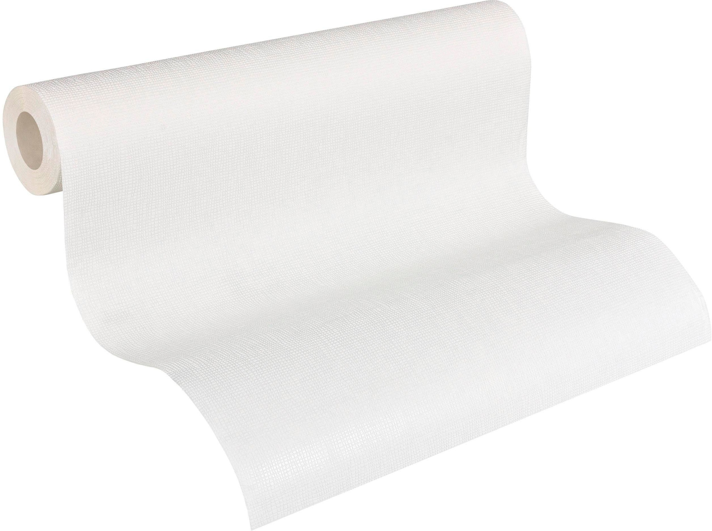 A.S. Création Vliestapete »Meistervlies« einfarbig | uni | unifarben leicht strukturiert Tapete einfarbig Überstreichbar Tapeten Wohnzimmer Schlafzimmer Design