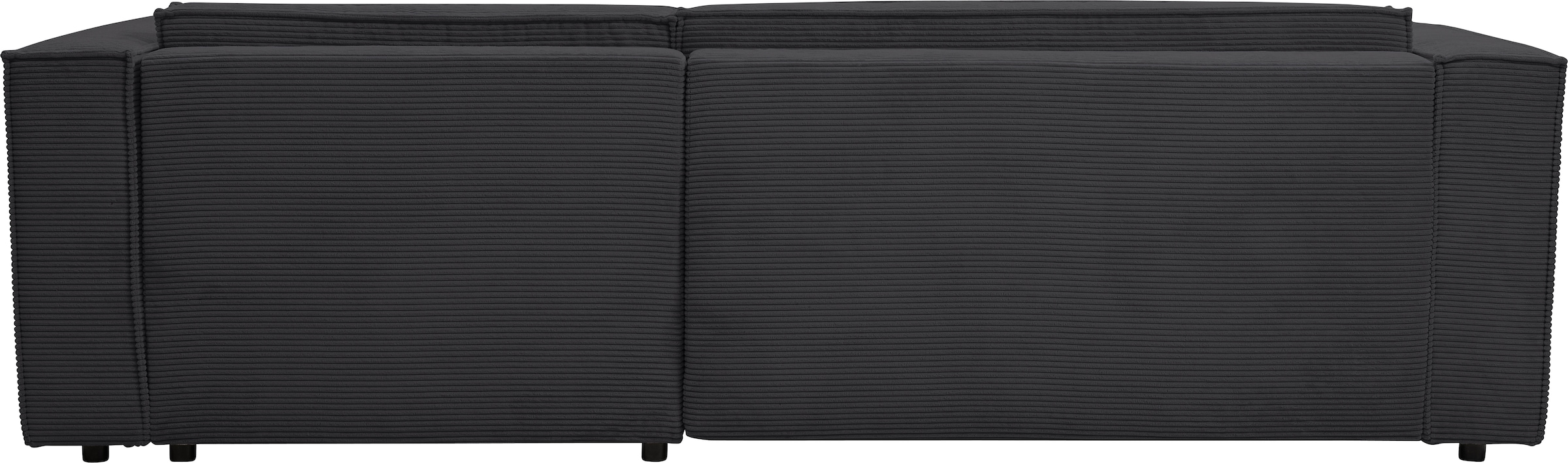 WERK2 Ecksofa »Atlanta-New 295 x 182 cm mit Bett & Bettkasten, Cord, zeitlos« Cord, L-Form, XXL, Schlaffunktion, Bettkasten