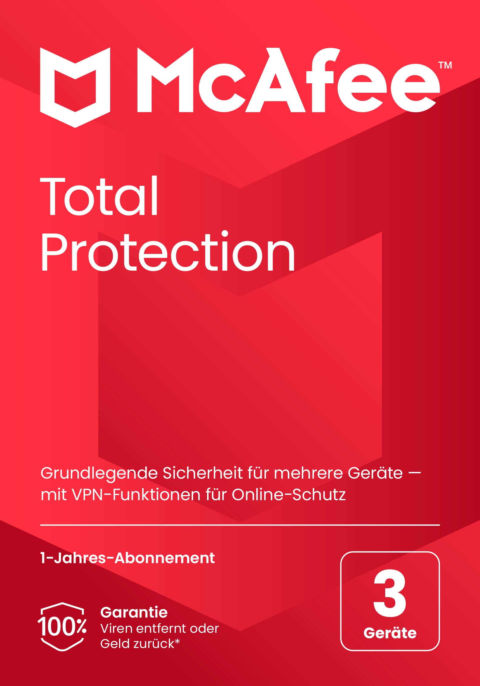 McAfee Virensoftware »McAfee Total Protection 03-Device (Code in a Box)«, (1 St.)