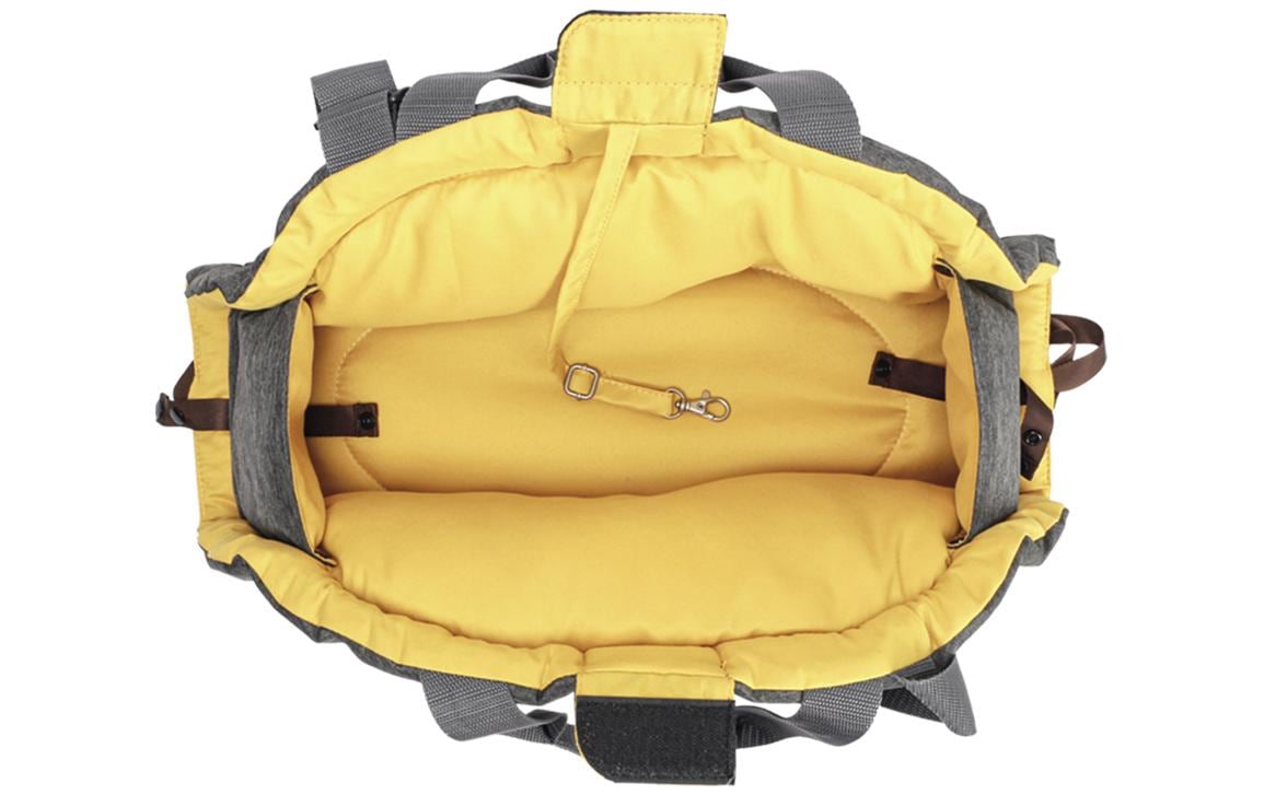   Tiertransporttasche »Nobby Shelly, 72 x 55 cm, Grau-Senf« bis 6 kg
