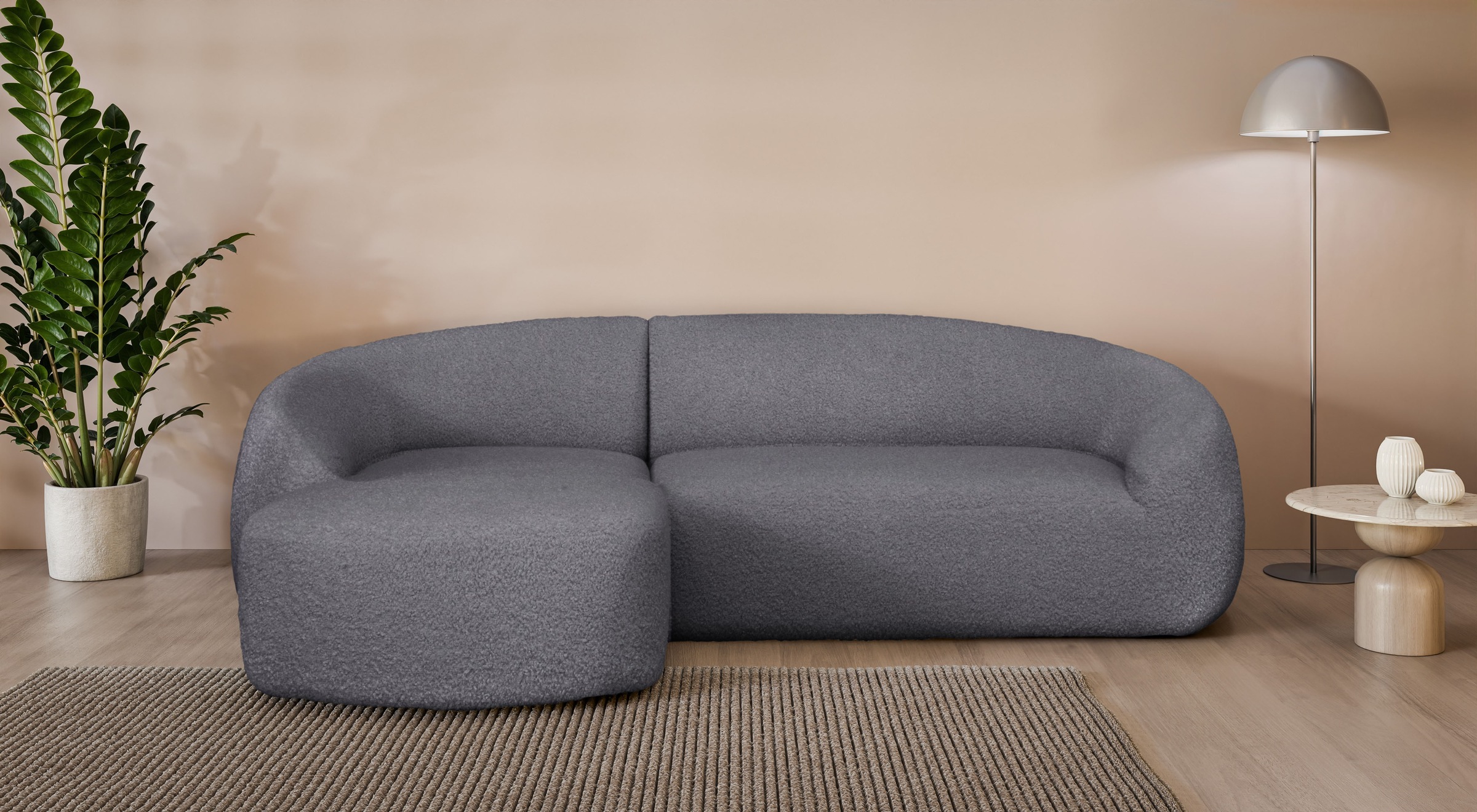 LeGer Home by Lena Gercke Ecksofa »YANI, L-Form, Designersofa, organische F günstig online kaufen