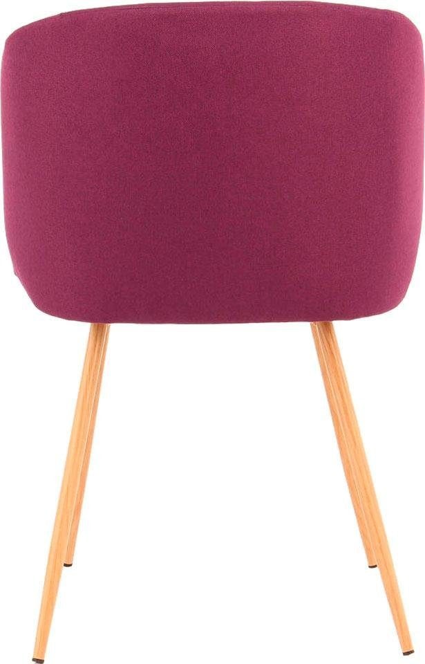 Kayoom Stuhl »Celina 210 2er-Set, Polsterstuhl, Sitzfläche aus Schaumstoff«, (Set), 2 St., bequem, zeitlos, Hingucker in jedem Wohnbereich