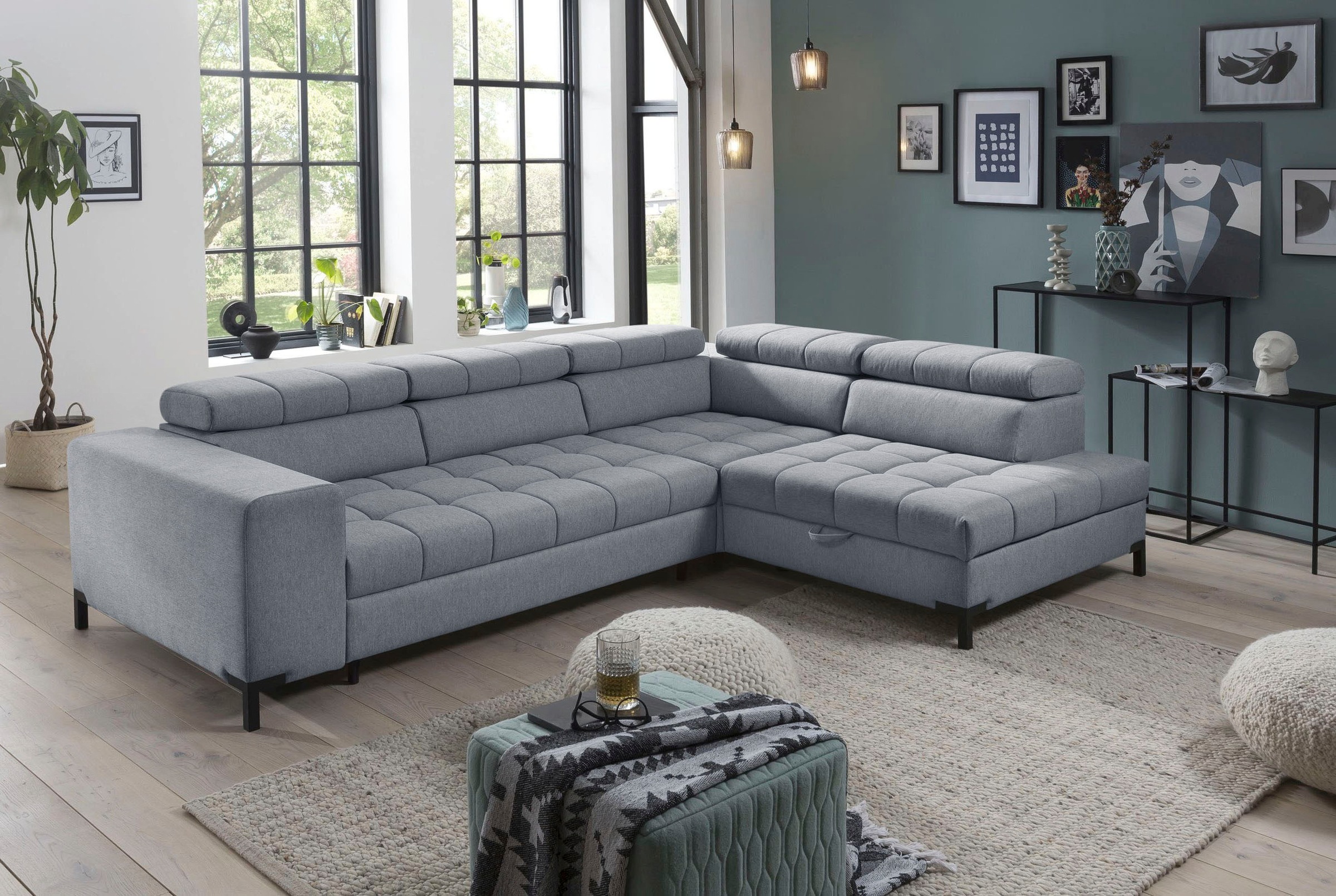 exxpo - sofa fashion Ecksofa »Bocco, hochwertige Verarbeitung, toller Sitzk günstig online kaufen