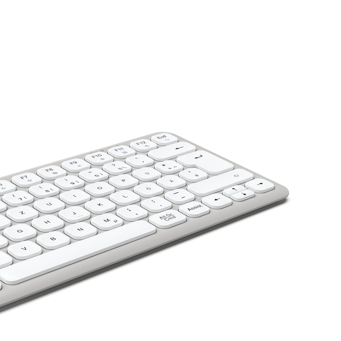 Hama Tastatur »Tastatur WK-500 (kabellos, QUERTZ, Multi-Device, klein)«