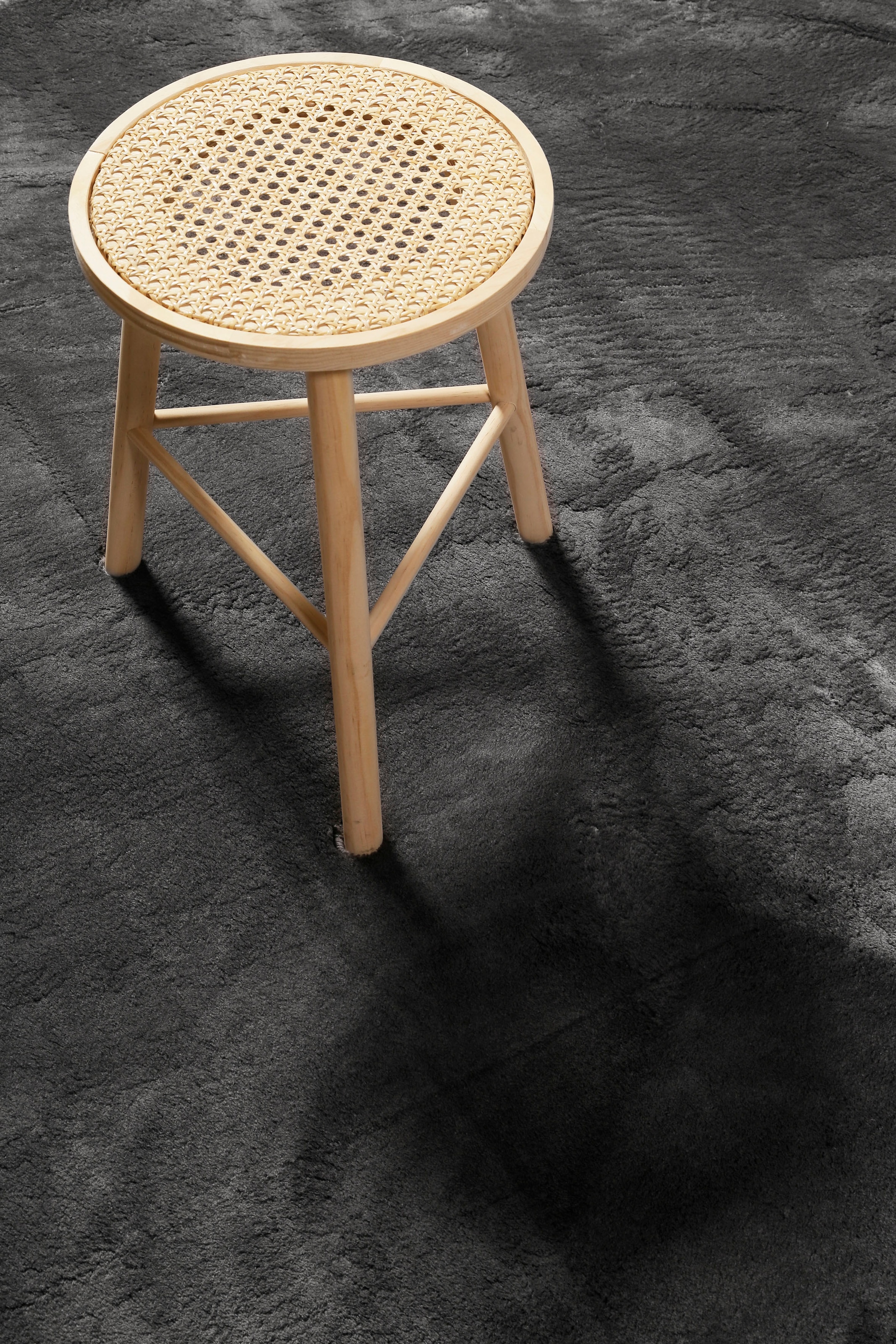 Homie Living Teppich »Lago« rund 19 mm Höhe Kurzflor, Uni Farben, ideal im Wohnzimmer & Schlafzimmer