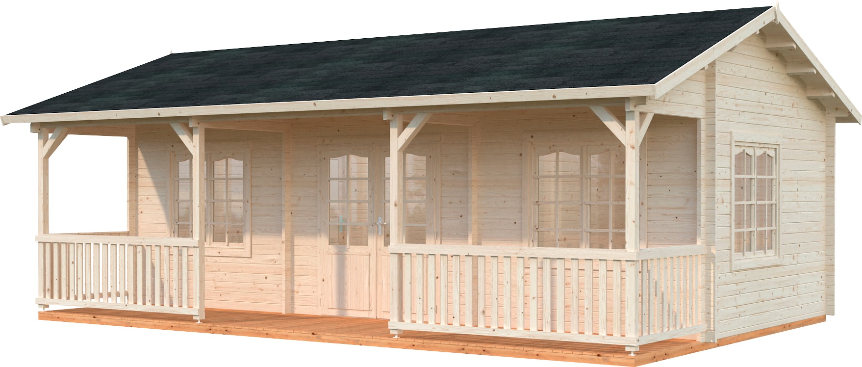 Palmako Gartenhaus »Ferienhaus Sandra«, inklusive Fußboden