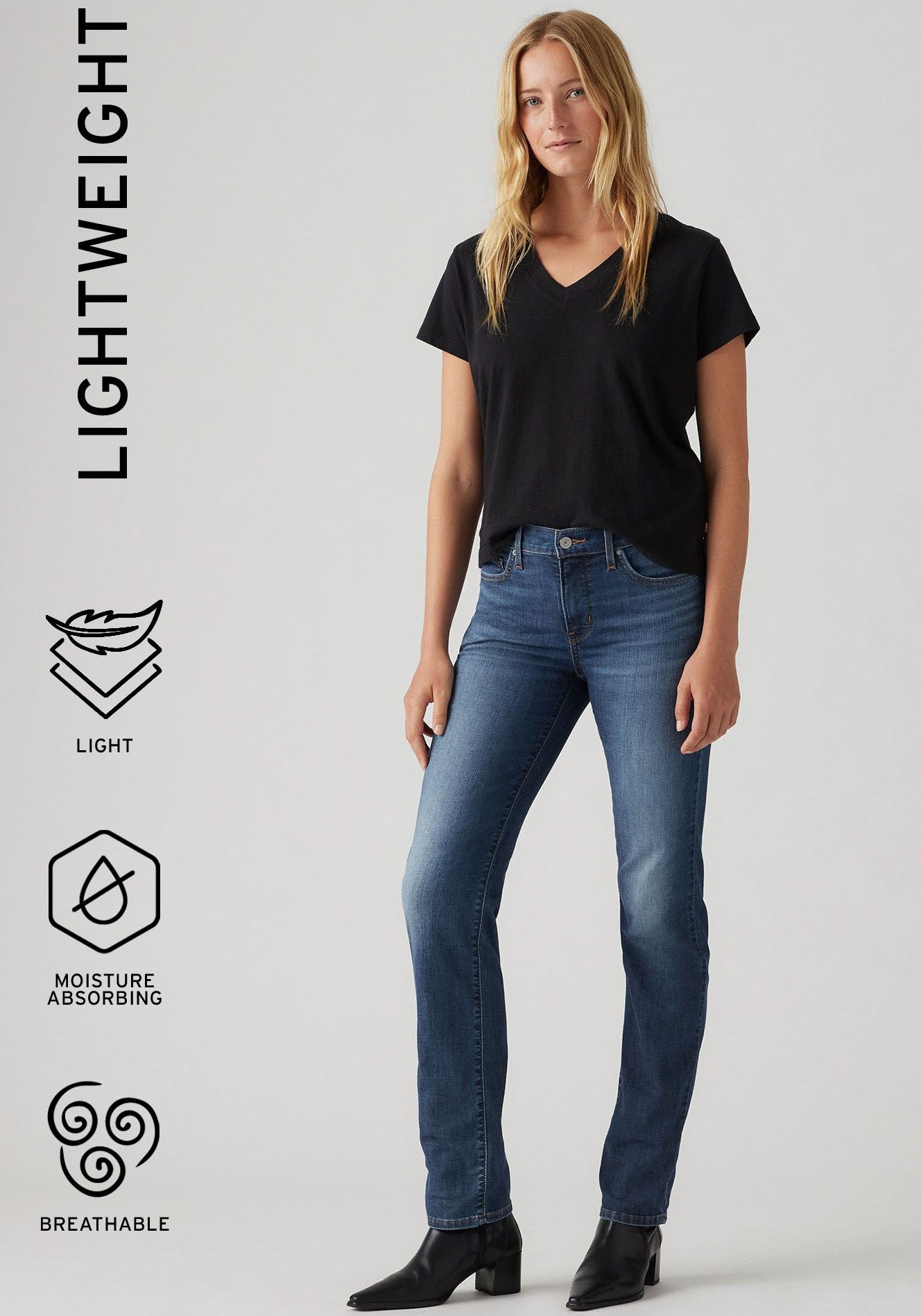 Levi's® Gerade Jeans »314 Shaping Straight«, mit Stretch