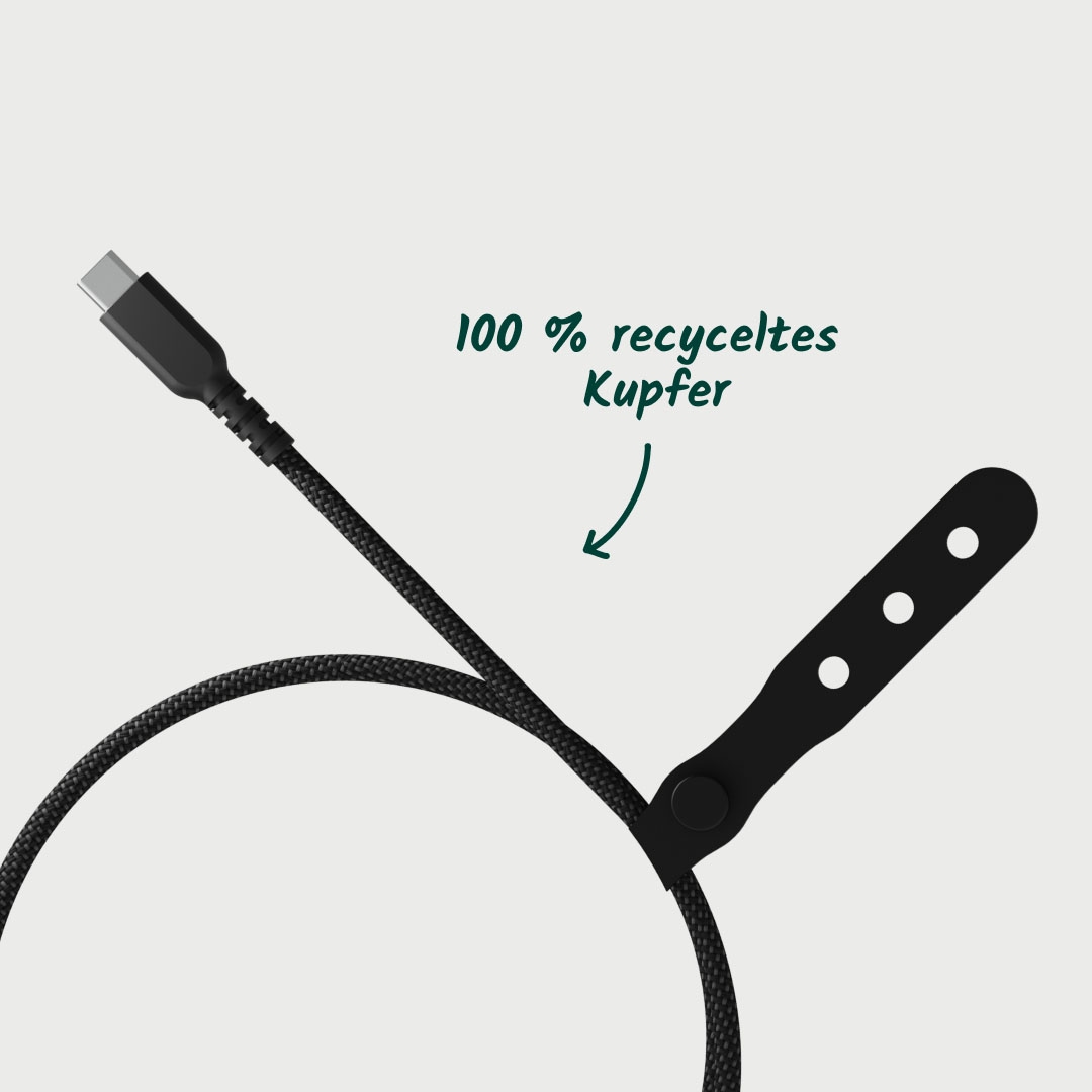 Fairphone USB-Kabel »USB-C Long Life 2,5m«, USB-C, 250 cm