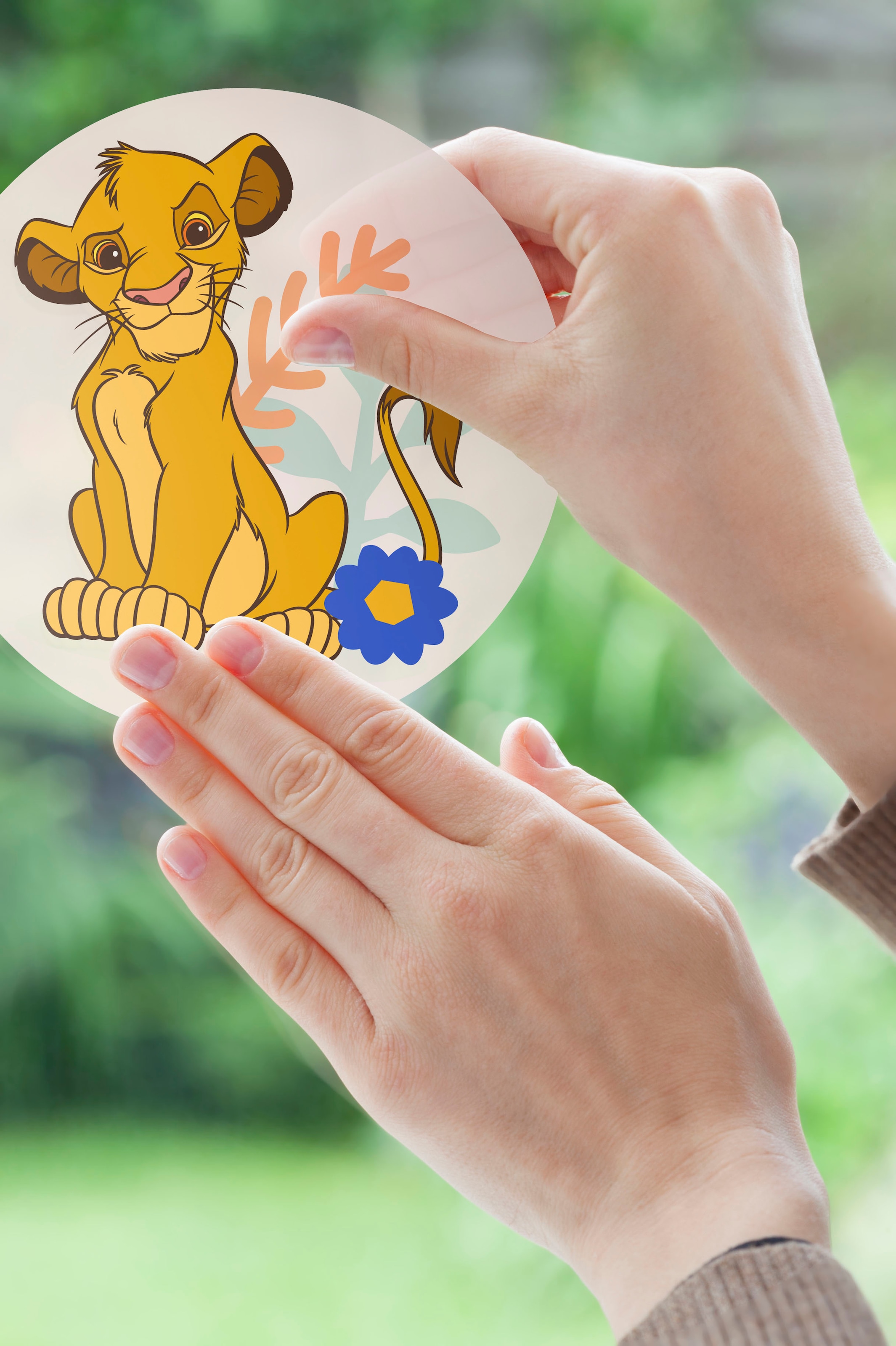 Komar Fensterbild »Better Together Bubbles - Größe 30 x 30 cm, 2 Bogen« Fenstersticker, selbsthaftend