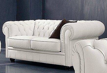 Max Winzer® Chesterfield-Sofa »Kent 2-Sitzer, edel und bequem, hochwertige Detailverarbeitung«, mit aufwendiger Knopfheftung, komfortable Armlehne, Breite 175 cm