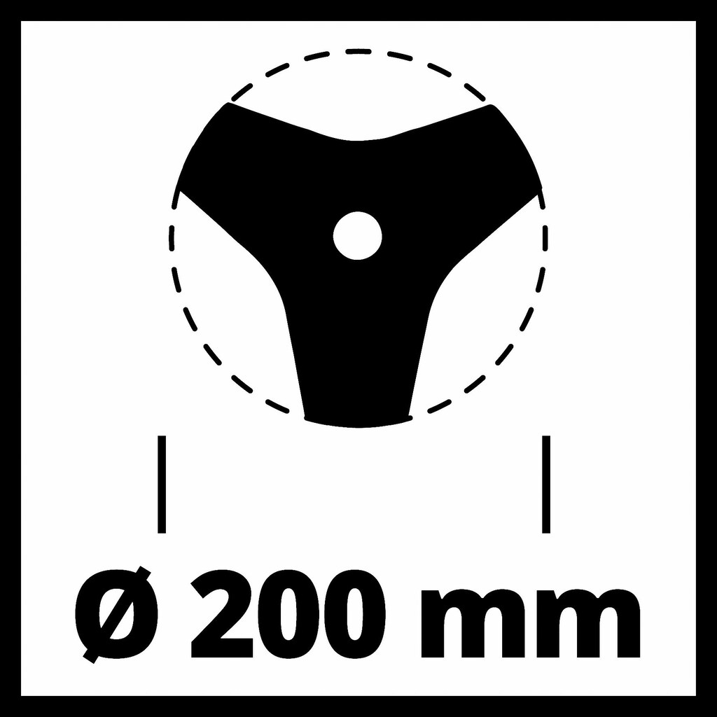 Einhell Motorsensenmesser »Dickichtmesser 200«