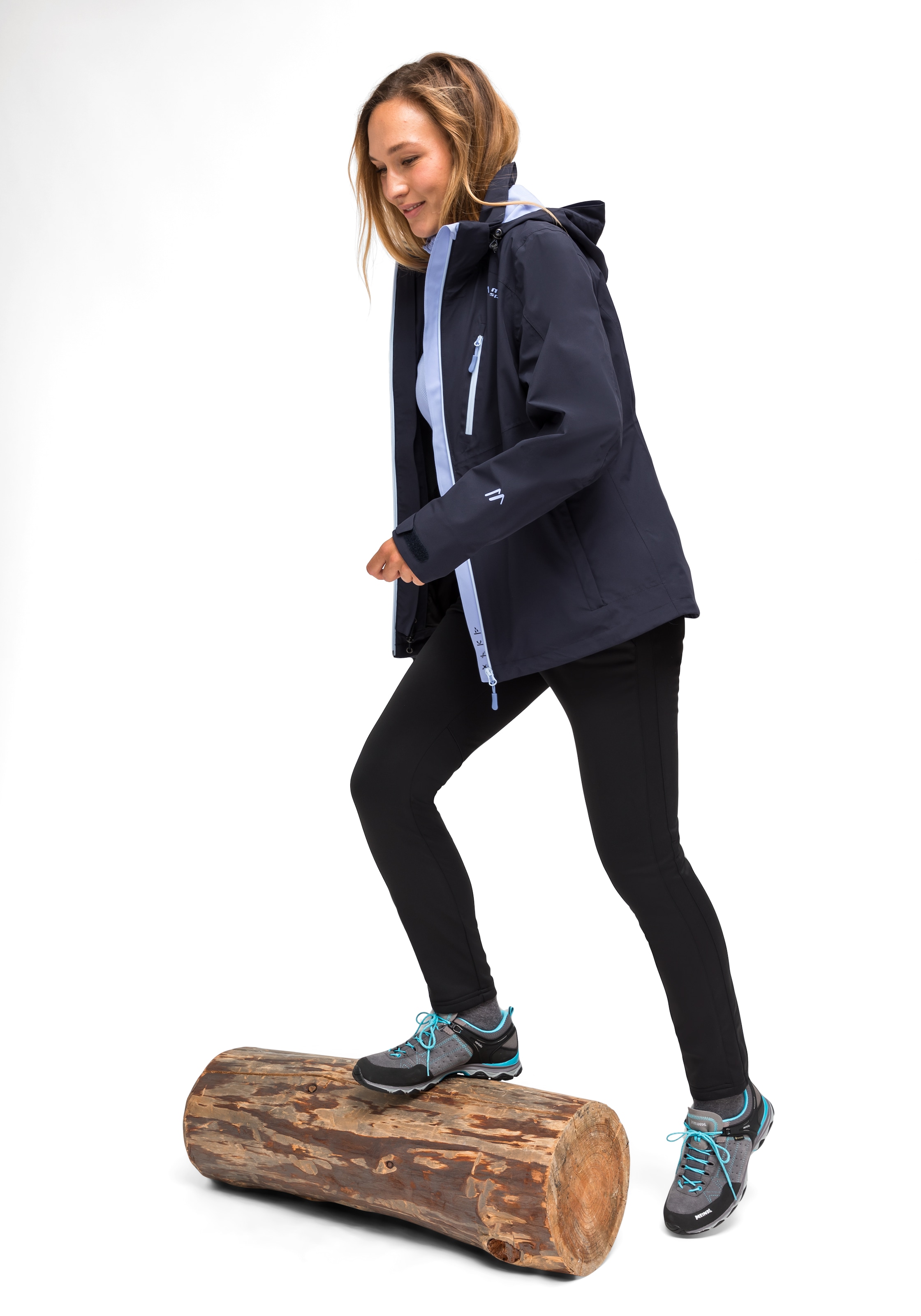 Maier Sports Softshellhose »Lapilli W«  Damen Outdoorhose, atmungsaktiv und winddicht, Slim Fit